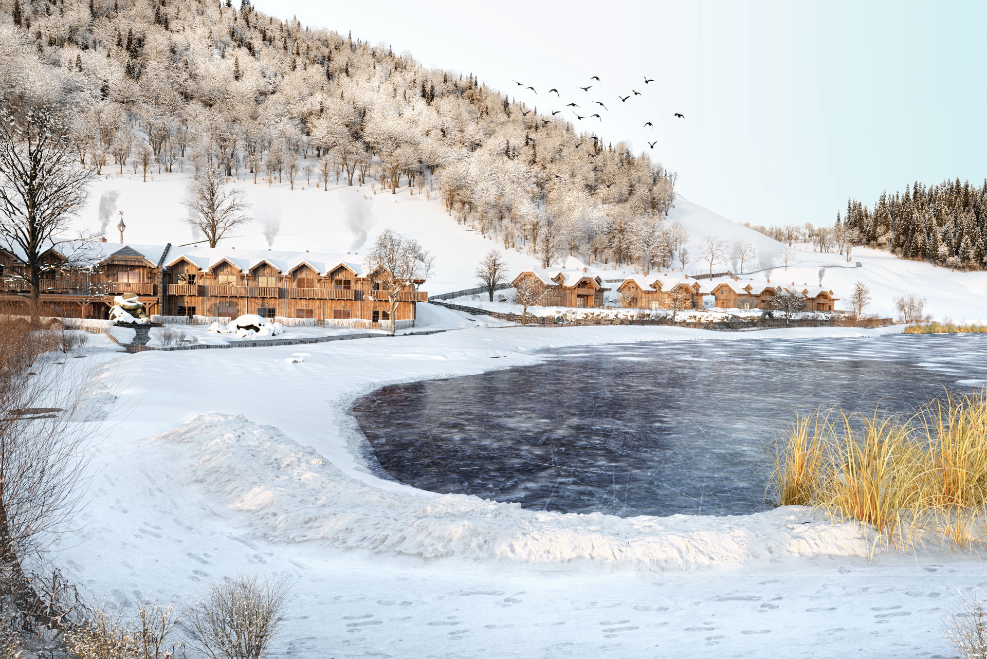 Mein Chalet am Schneeberg, Puchberg:&nbsp;Die erste Destination im Osten der Alpen und nur eine Stunde von Wien entfernt: Seit dem Lockdown steigt das Interesse an Apartments in der Natur dramatisch an. Das Projekt im idyllischen Rohbachtal am Fuße des Schneebergs geht dank der guten Verwertung in die nächste Bauphase. Die Apartments können im Eigentum mit allen damit ver-bundenen Sicherheiten (zum Beispiel eigener Eintrag ins Grundbuch) erworben werden, für die Weitervermietung werden bis zu vier Prozent Rendite in Aussicht gestellt. Die Investoren können das Refugium aber auch selbst nutzen. chalet-schneeberg.at