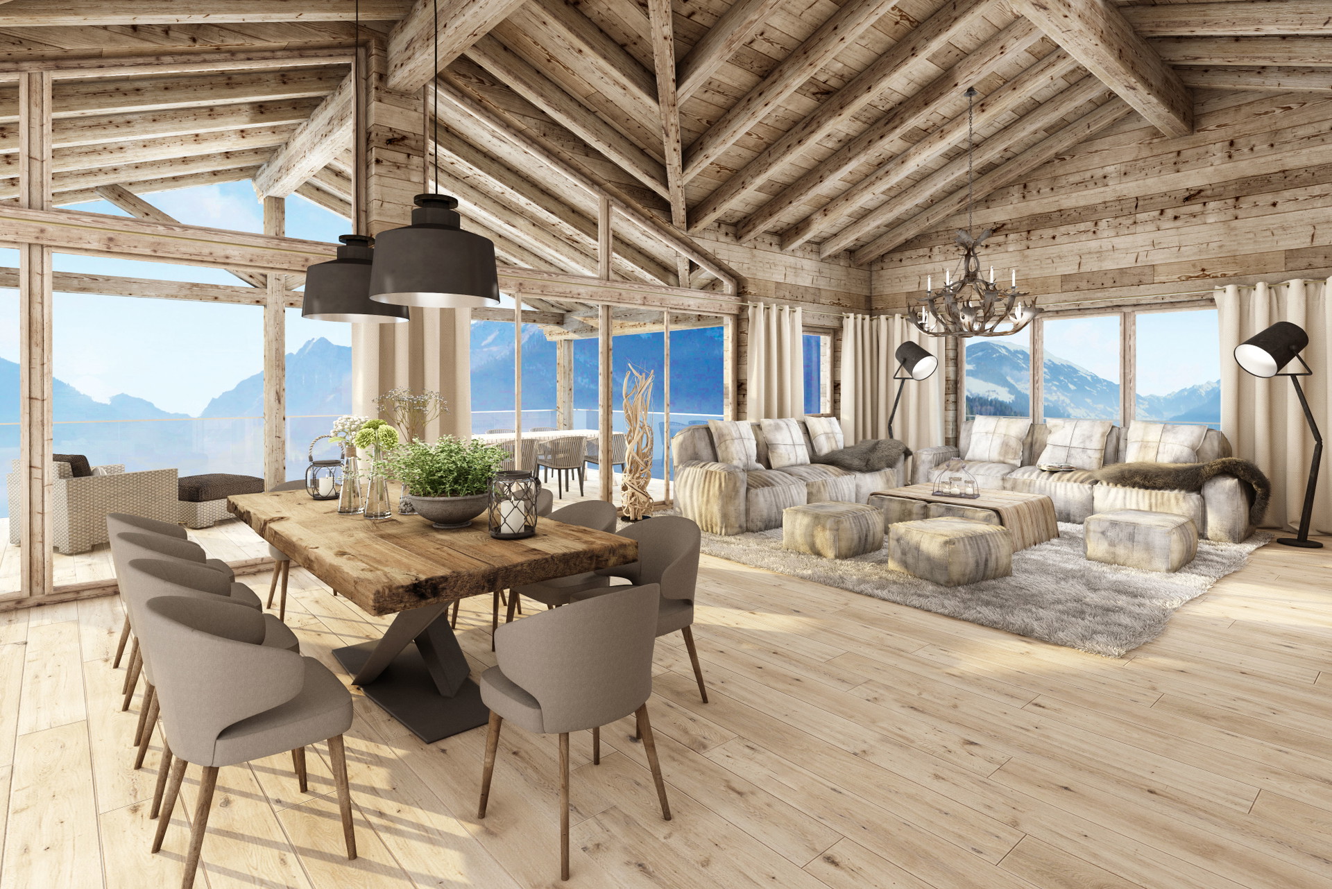 Ferienapartments, Hollersbach:&nbsp;In Hollersbach entsteht eine Apartmentanlage mit 14 Einheiten mit Freizeitwohnsitzwidmung in zwei miteinander verbundenen Häusern. Der Ort selbst liegt südlich von Kitzbühel nahe Mittersill. Mit der legendären Panoramabahn gelangt man direkt von der Talstation Hollersbach auf die Bergstation Resterkogel. Nicht ganz einen Kilo-meter vom Lifteinstieg liegt dieses Apartment für 2,1&nbsp;Millionen Euro mit einer Wohnfläche von 127 m2. Ein Kamin bzw. Einsatzofen gehört zur voll möblierten Ausstattung. Nachhaltig: Die Fußbodenheizung wird mit Pellets befeuert. engelvoelkers.com