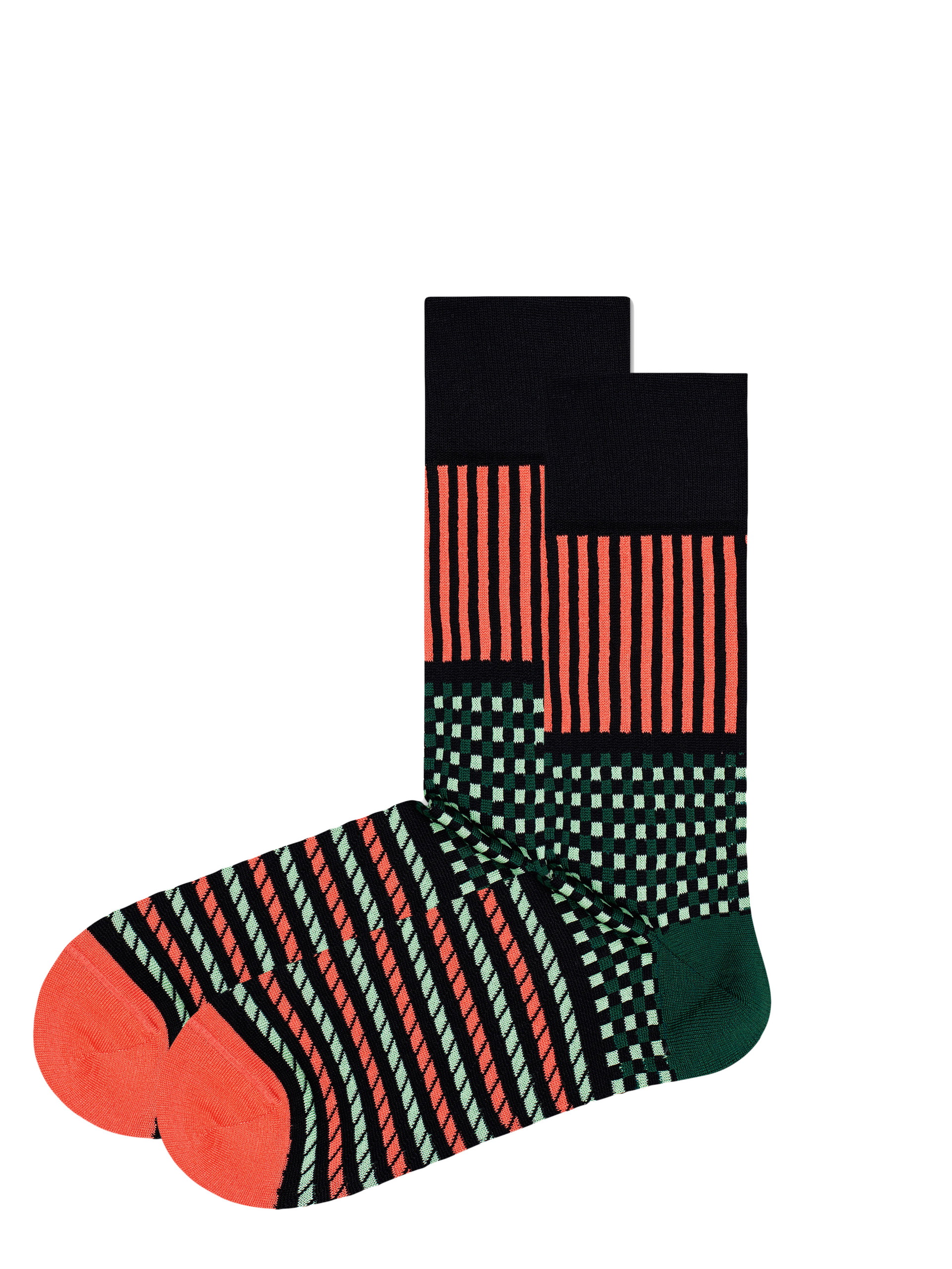 Happy Socks: Testbild: Das schwedische Unternehmen »Happy Socks« löste den aktuellen Sockenhype aus. Dieses mustergültige Paar gibt’s unter: happysocks.com