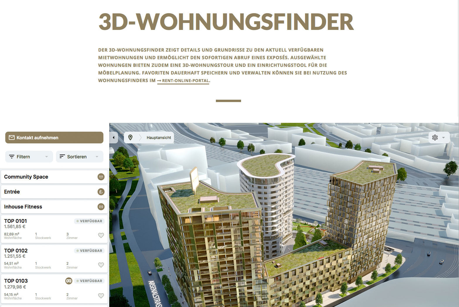 Online auf ganzer Linie: Die SIGNA hat erstmals den gesamten Mietprozess digitalisiert. Über eine Plattform lassen sich die Wohnungen darstellen, es folgen ein Mietanbot, Bonitätsüberprüfung und eine Online-Unterschrift. bel-and-main.at