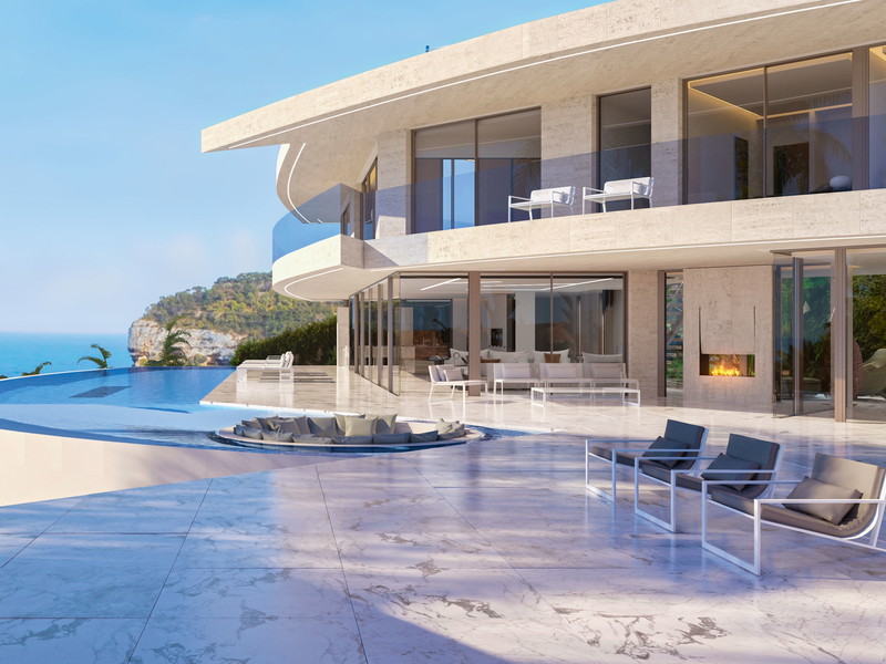 Dreams in White: Die neue Kollektion »Lounge Beach« holt das sommerliche Flair in den Wohnraum. Weiß ist Pflicht, die Kombination mit gemusterten Pölstern wirkt »bohemian«. roche-bobois.com