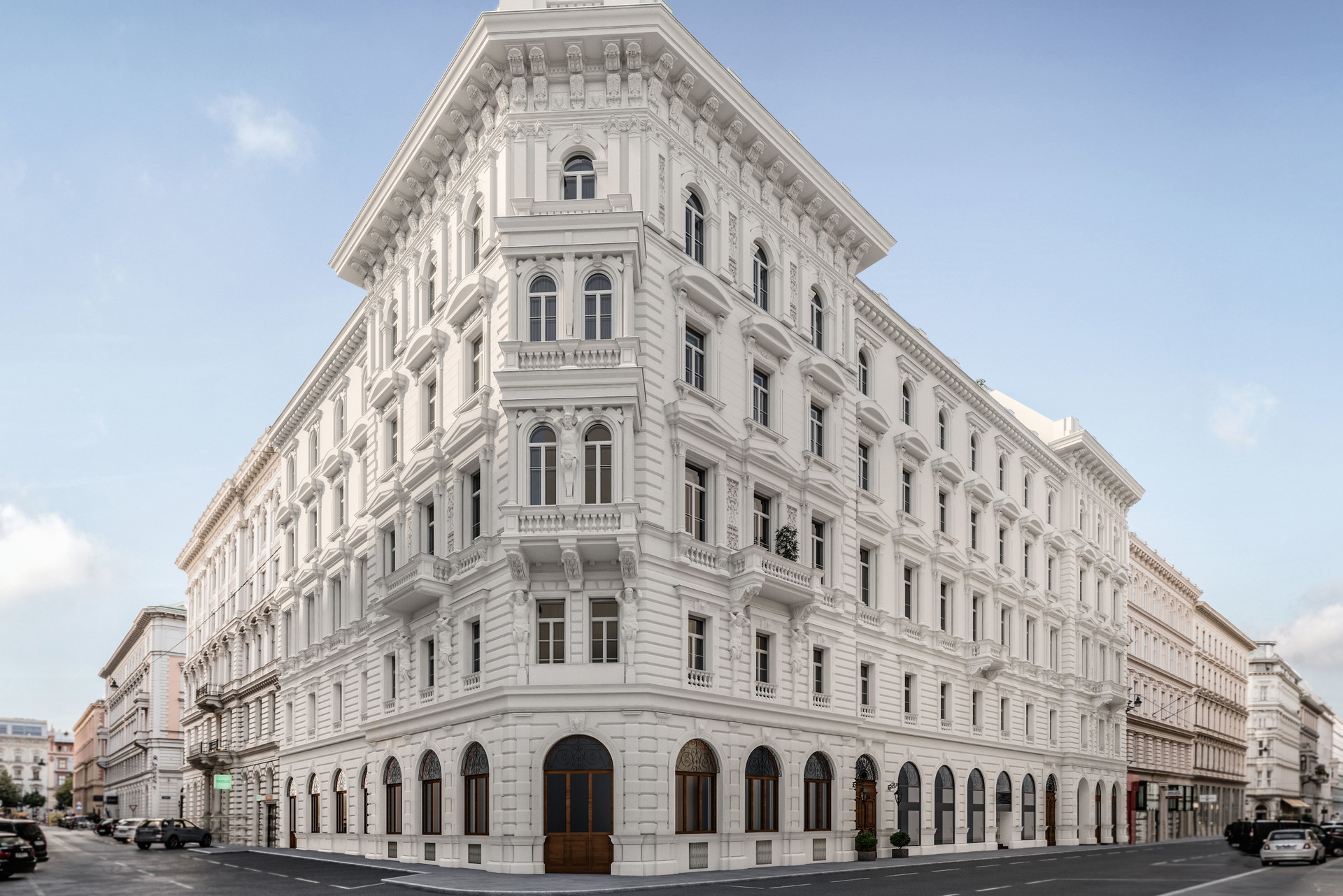 Unsichtbar: Außen strahlt die Fassade des 1869/70 nach den Plänen von Ludwig Zettl errichteten Hauses. Innen wurden die Statik, die Technologie und vor allem die Grundrisse auf modernsten Stand gebracht.