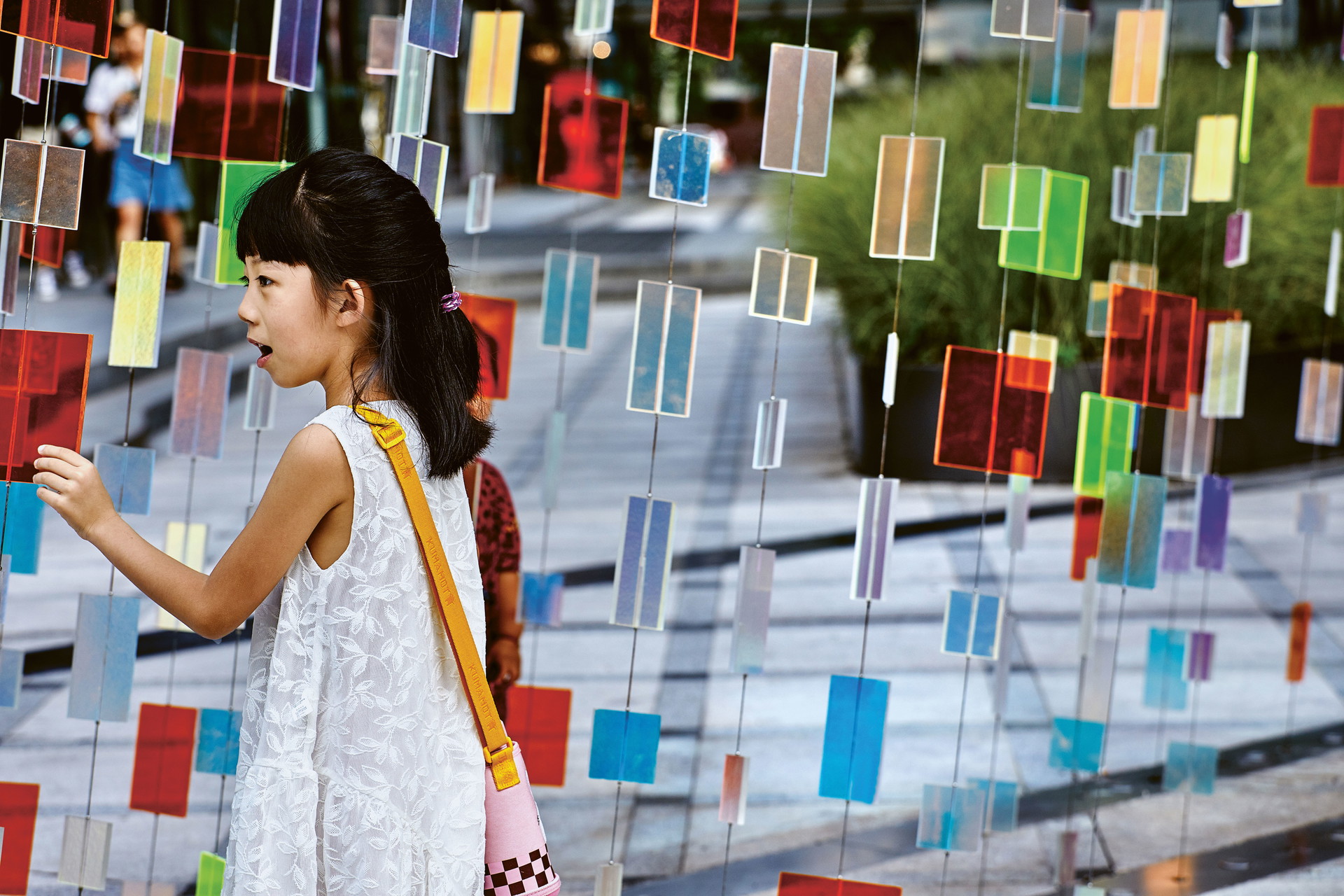 Neue Horizonte: Interaktive bunte Installation in Peking.