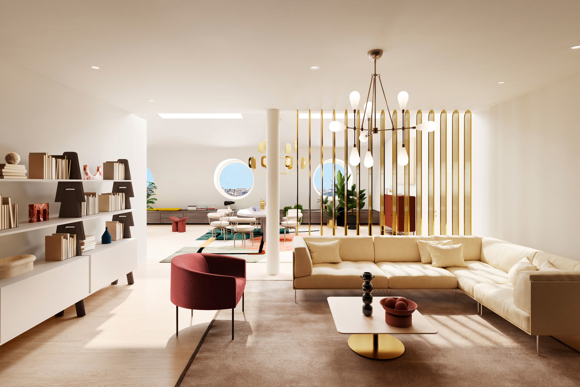 Fünf Sterne Deluxe: Eines der Appartements im Palais Parkring 14, das mit Rundum-Hotel-Service, Spa und Gourmet-Paradies wirbt.