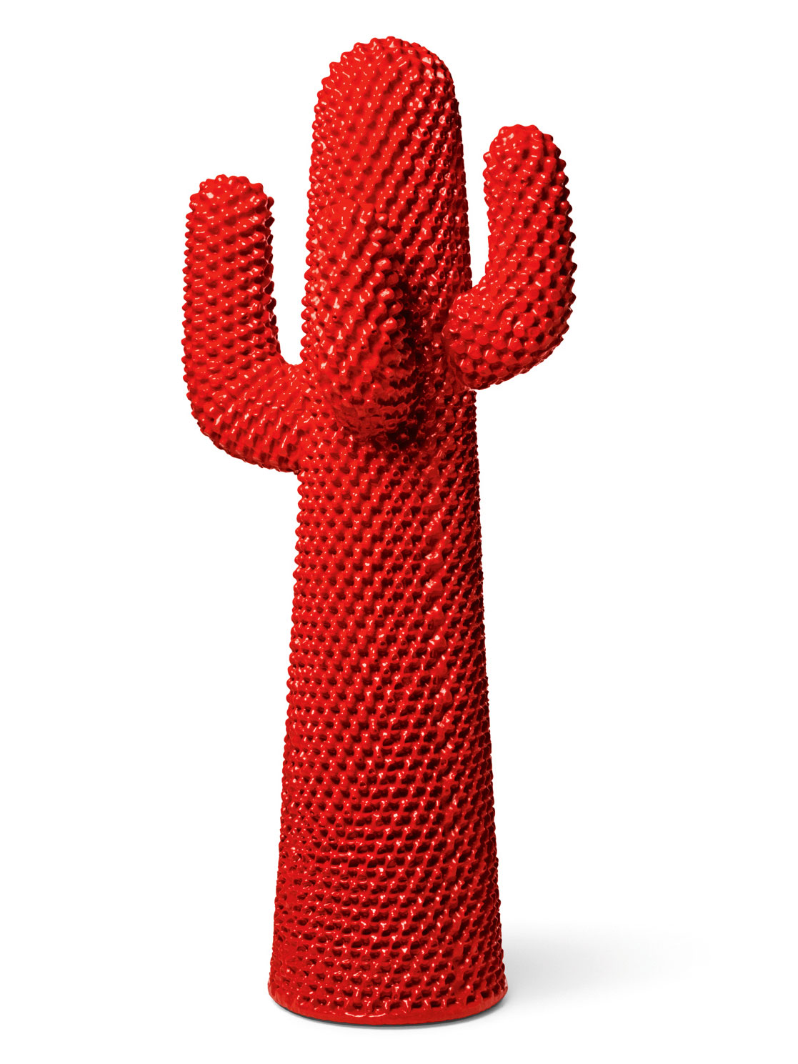 Sticht ins Auge: Der »Rossocactus« ist die Pop-Art-Version eines Kleiderständers und eine Designikone. gufram.it