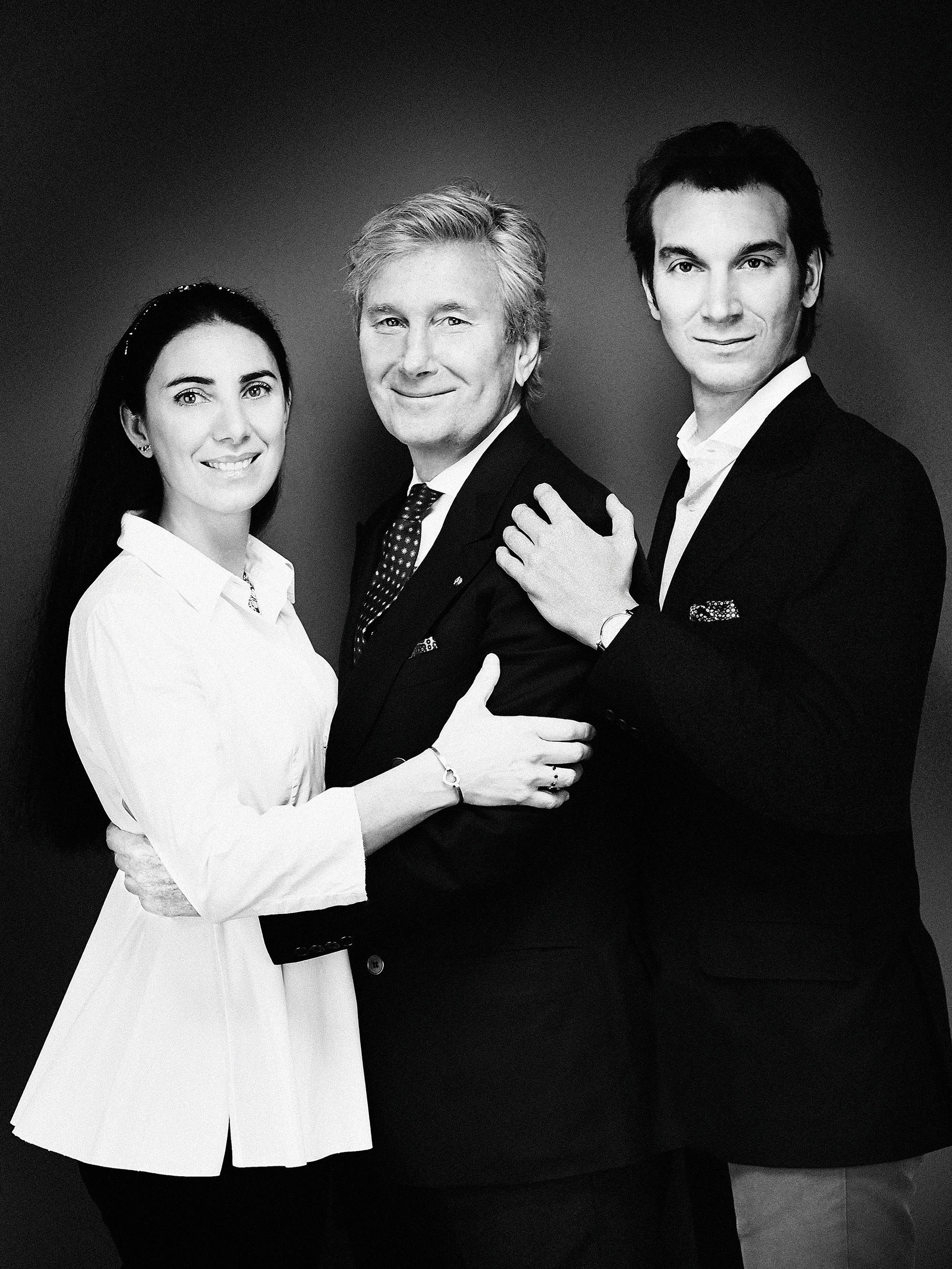 Kunststoffdynastie: Lorenza Luti (l.) ist bei Kartell für Marketing und Verkauf zuständig. Ihr Vater Claudio Luti ist seit 1988 Unternehmenspräsident. Sohn Federico Luti ist Commercial Director.&nbsp;