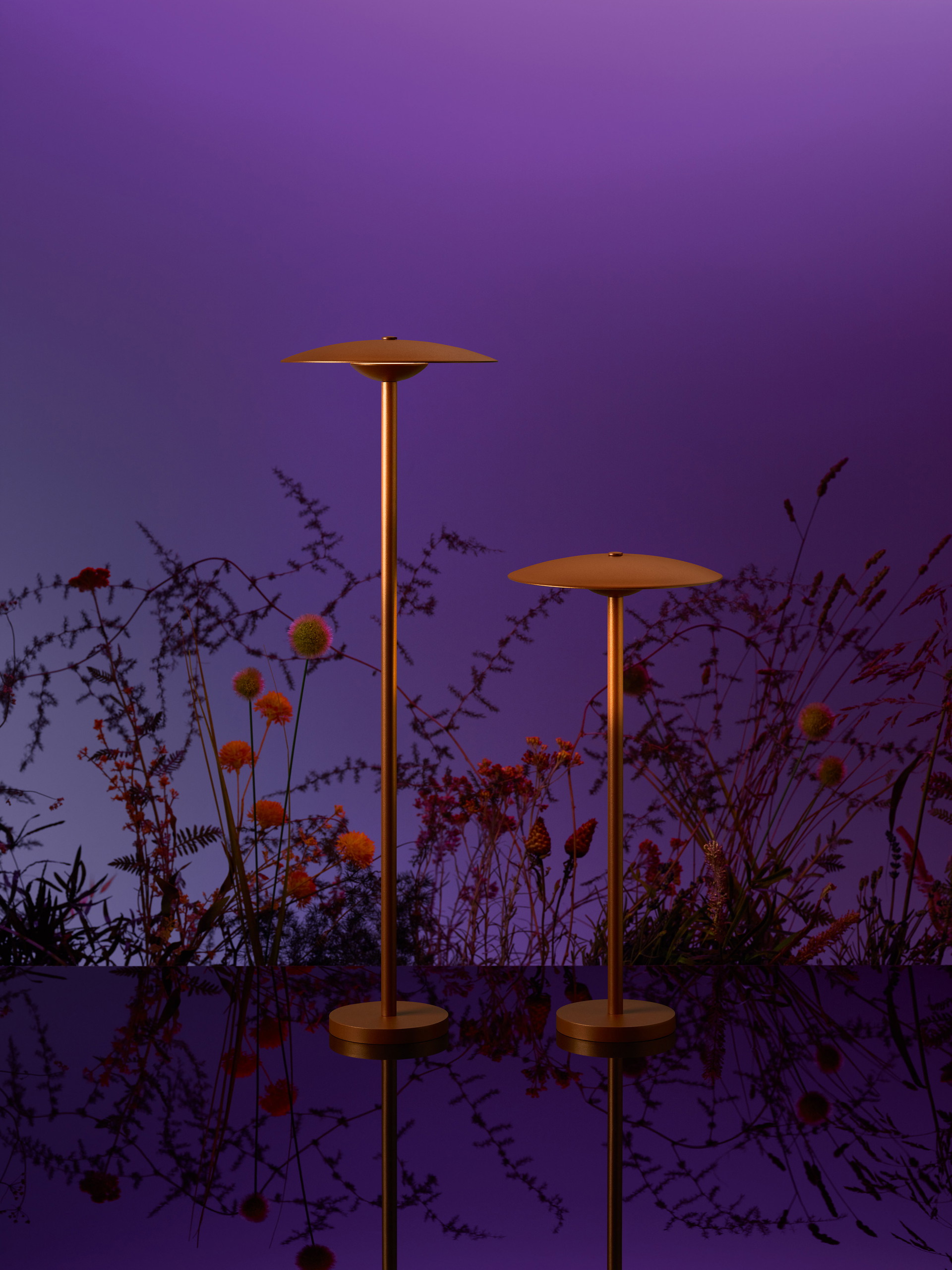 Kultverdacht: Joan Gaspar machte seine legendäre Lampen-Serie »Ginger« fit für draußen. Es funktioniert. marset.com