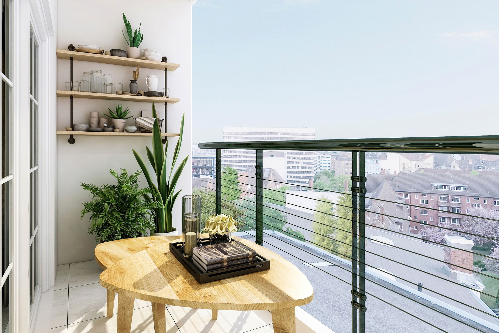 Der Zwilling liebt seinen&nbsp;Balkon, auf dem er das Treiben der Stadt beobachten kann.