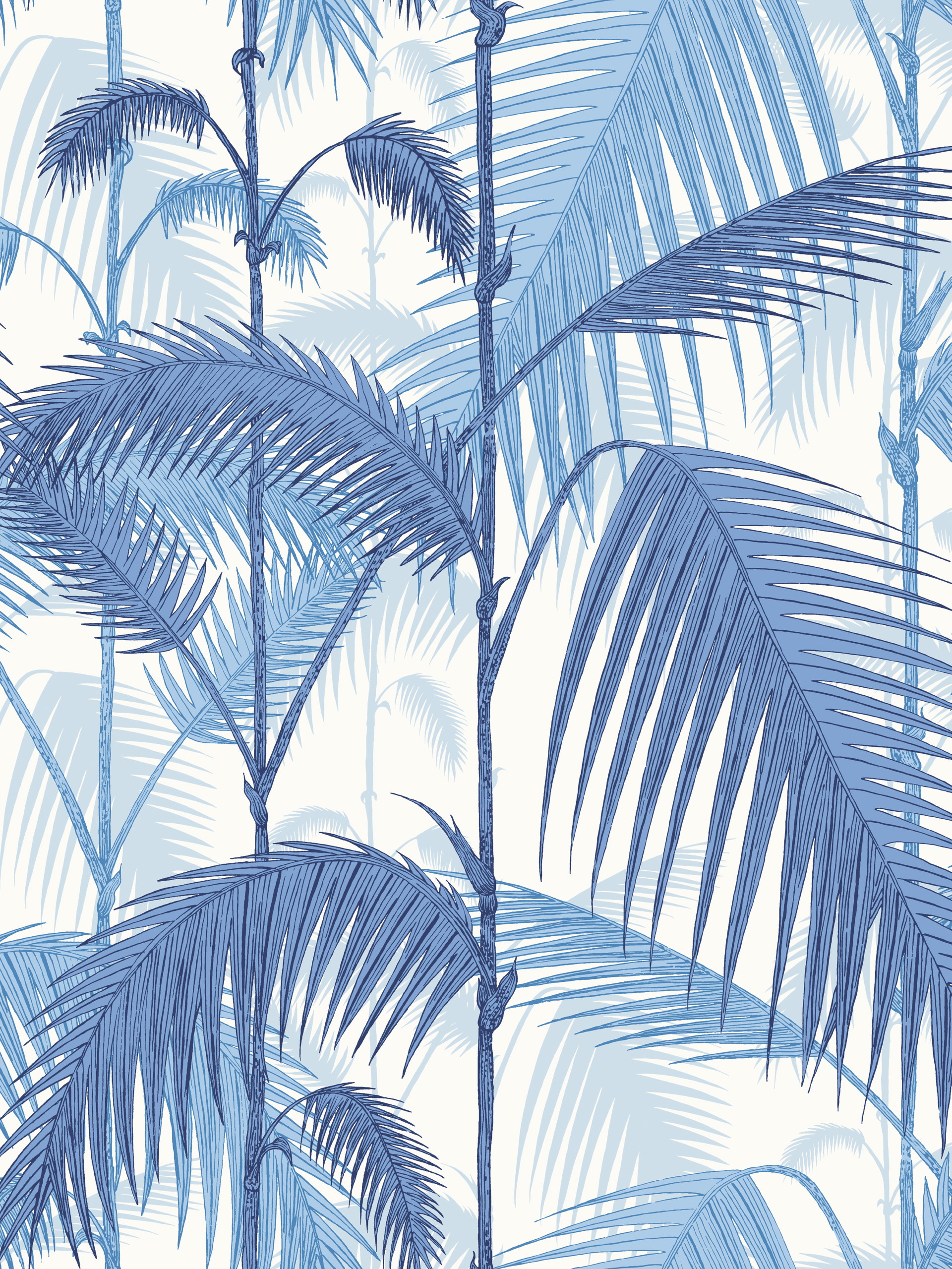 Neuauflage: Die ikonischen Designs von Cole and Son bringen den Glamour der 50er- und 60er--Jahre zurück. Mit einer neuen Drucktechnik wird das Motiv hervorgehoben.