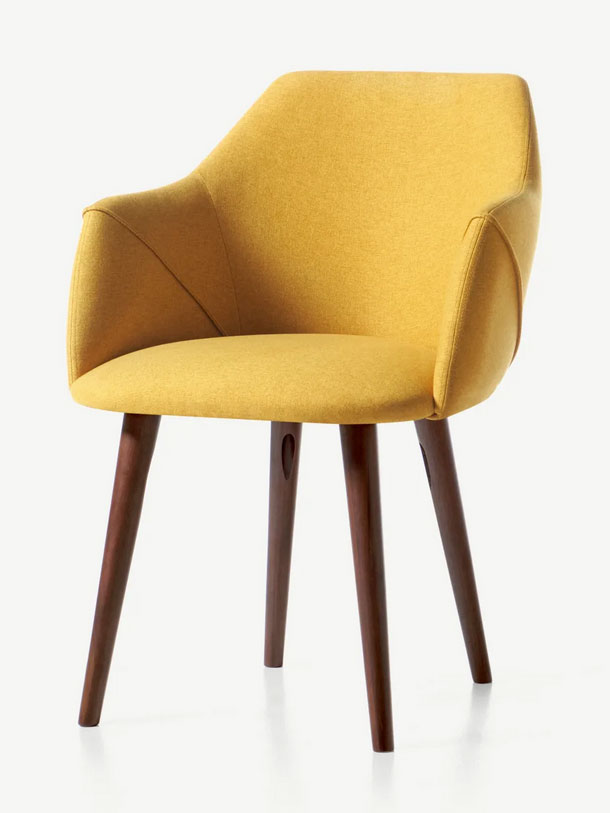 Bunte Stühle waren im Appartement von Monica &amp; Co. immer ein erfrischender Blickfang. Auch heutzutage können farbenfrohen, stylische Stühle gelb, rot oder orange sein!