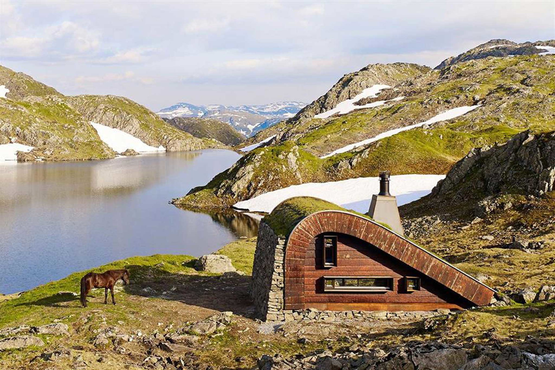 Idyllisch: Einem Weekend-Getaway im Grünen steht mit dieser Mini-Unterkunft nichts mehr im Weg. snohetta.com