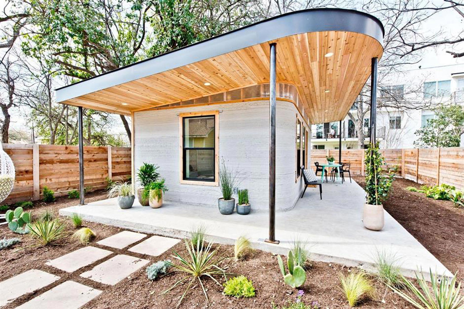 Dieses Tiny House kommt frisch aus dem 3D Drucker. iconbuild.com