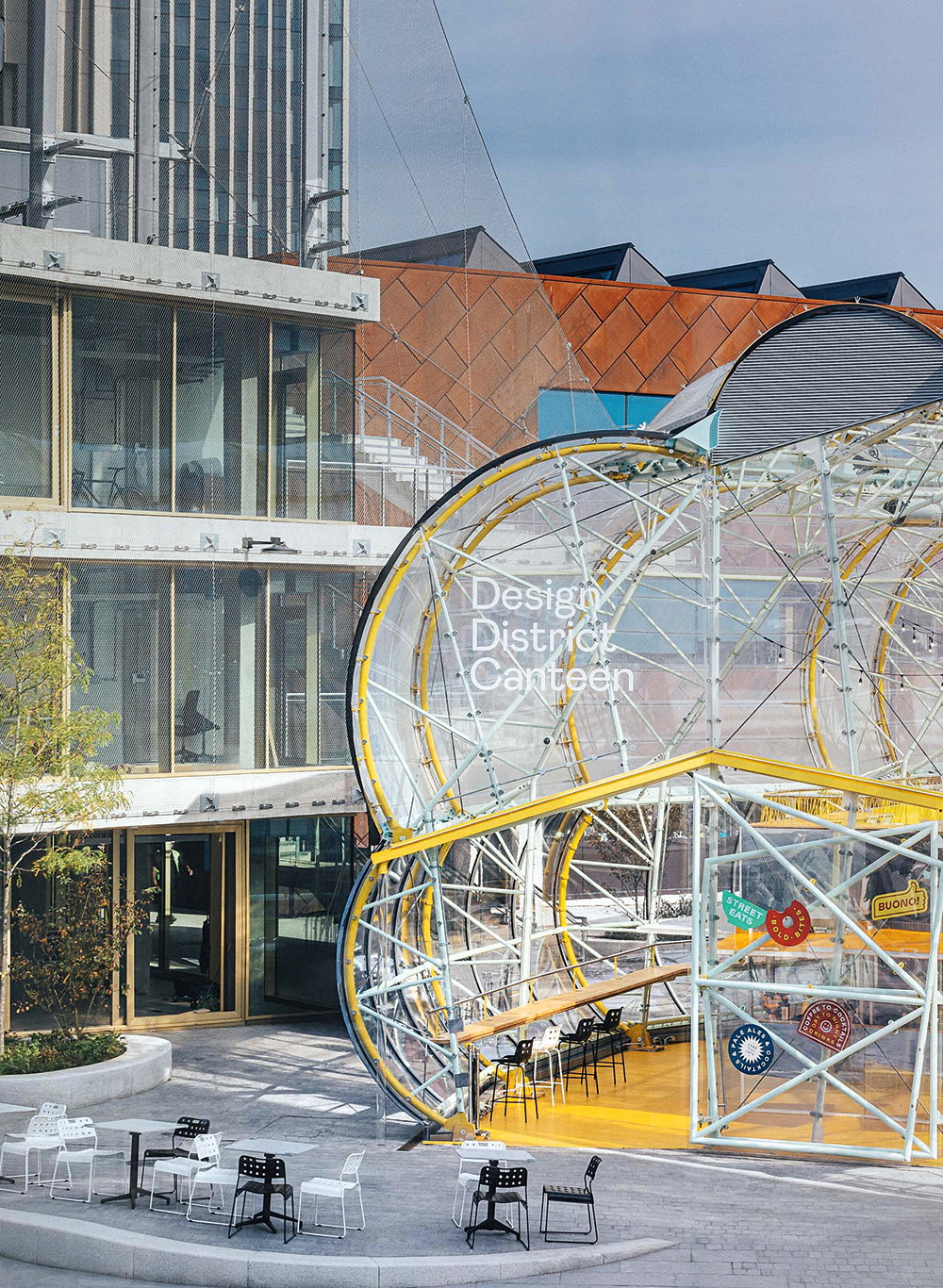 London Design District&nbsp;Hipness aus der Retorte: Der 2021 eröffnete London Design District soll die Kreativen an den Stadtrand in Greenwich locken. Die ersten Anzeichen sind sehr vielversprechend. designdistrict.co.uk