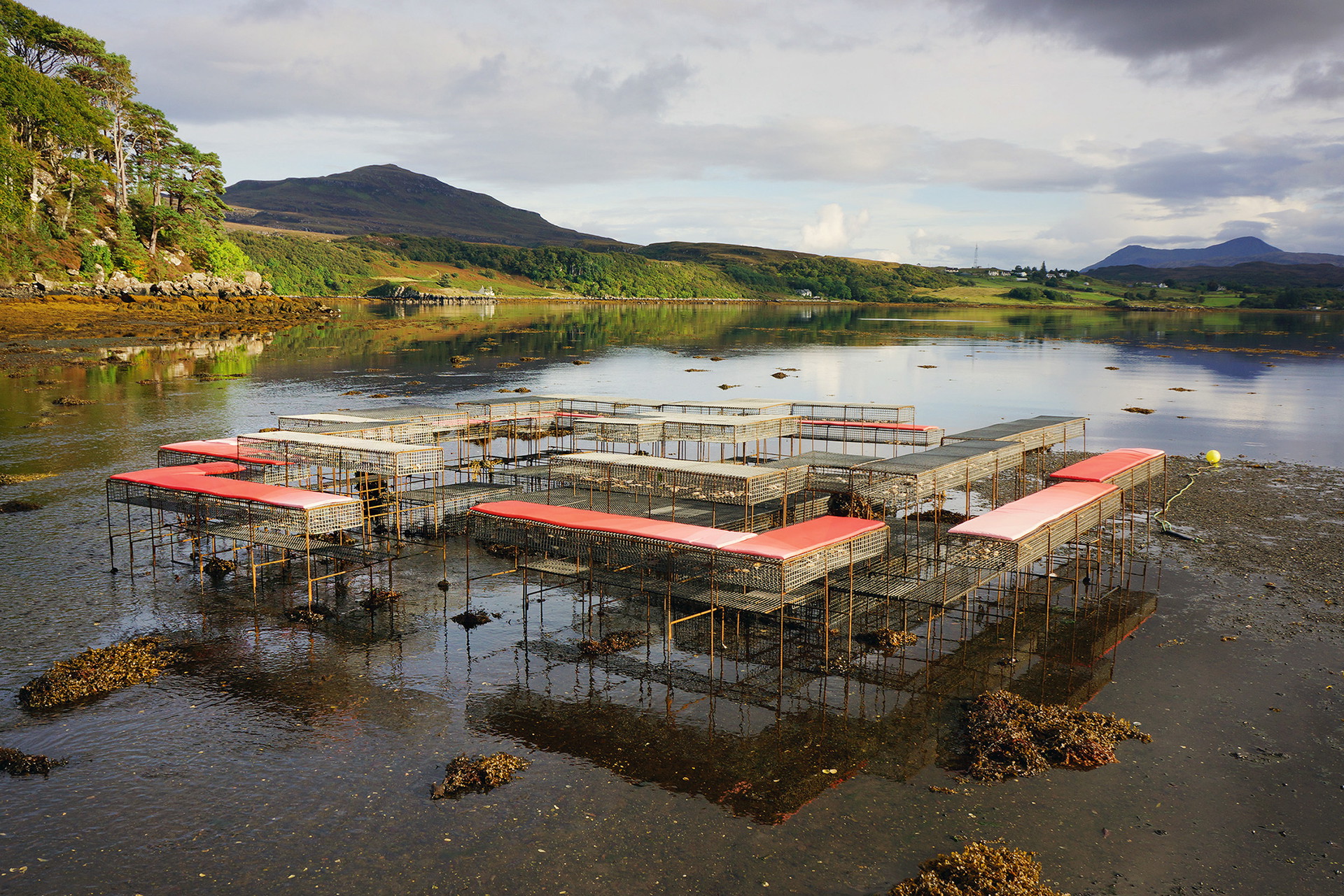 Menü aus dem Meer &nbsp;Dieses Esszimmer im Meer von Cooking Sections diente bis vor Kurzem an der Küste der schottischen Isle of Skye für »Climavore«-Dinners.&nbsp;cooking-sections.com