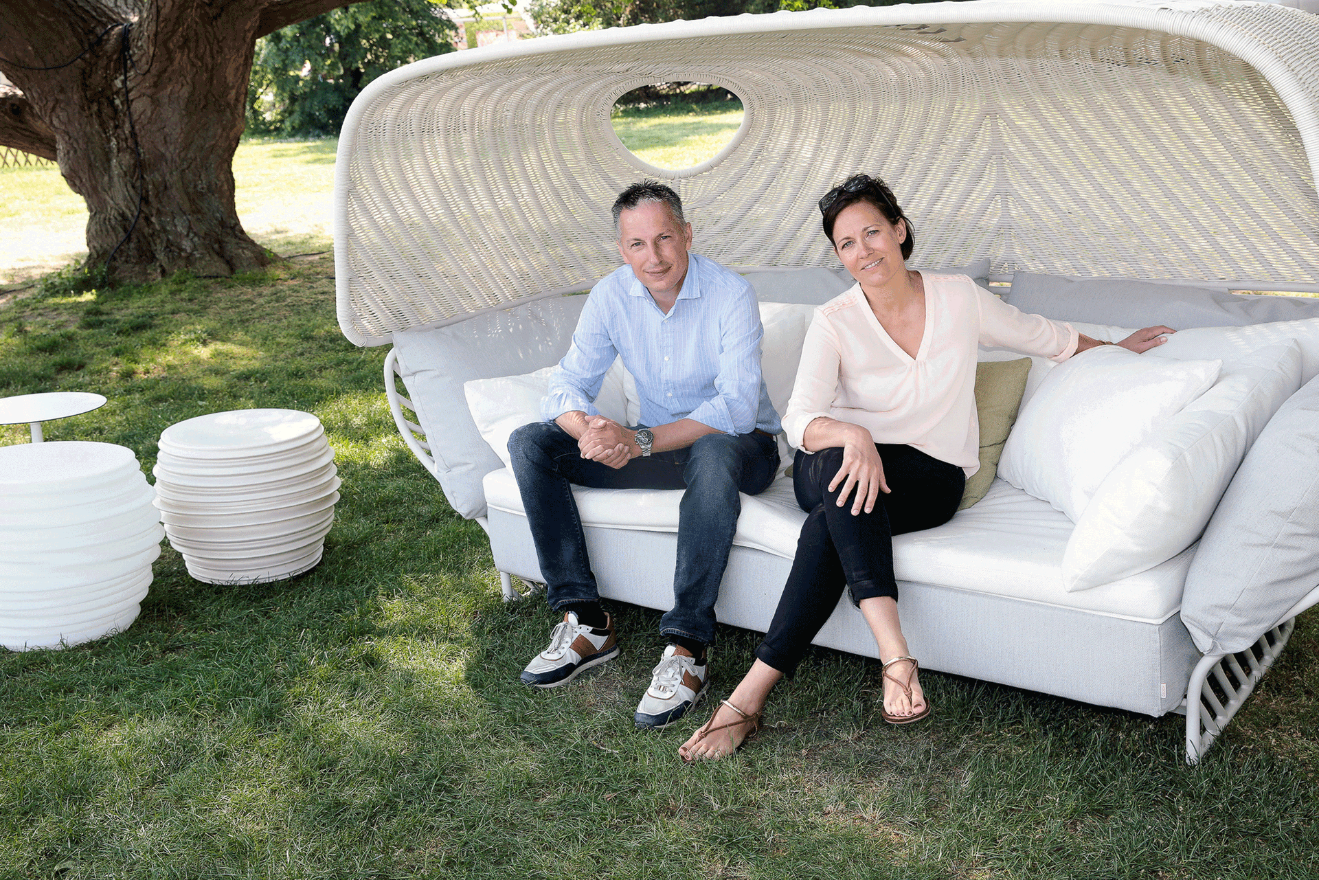 Voller Vorfreude&nbsp;Peter Syrch und Sabine Jäger, Veranstalter:innen der Design Days Grafenegg sowie der Schwestermesse Design District.&nbsp;design-days.at