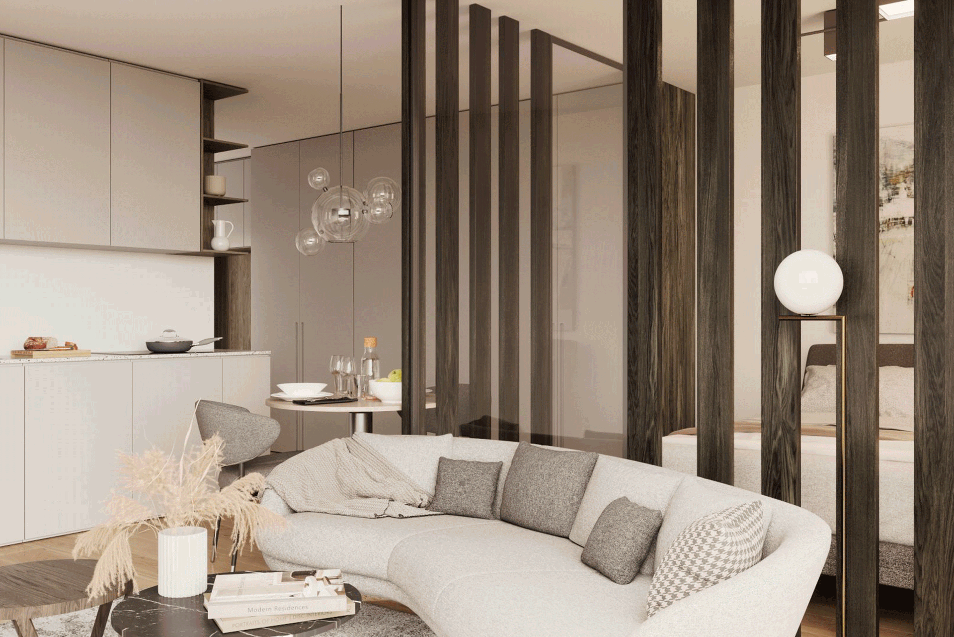 2-ZIMMER WOHNUNG, Neubau, 53 Quadratmeter Zum Wohnprojekt DAS ARTMANN