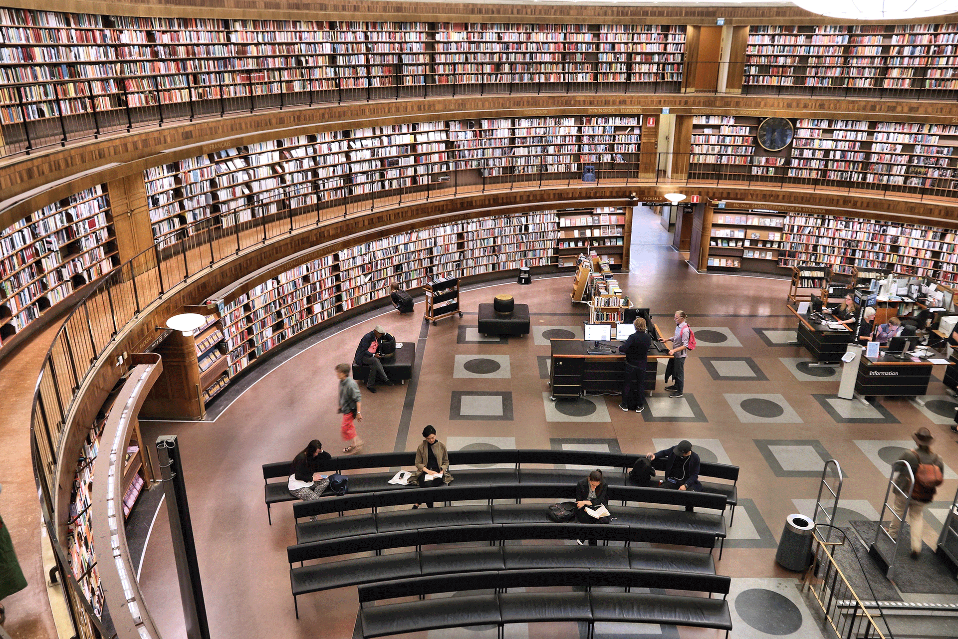 Zur Stadtbibliothek Stockholm biblioteket.stockholm.se