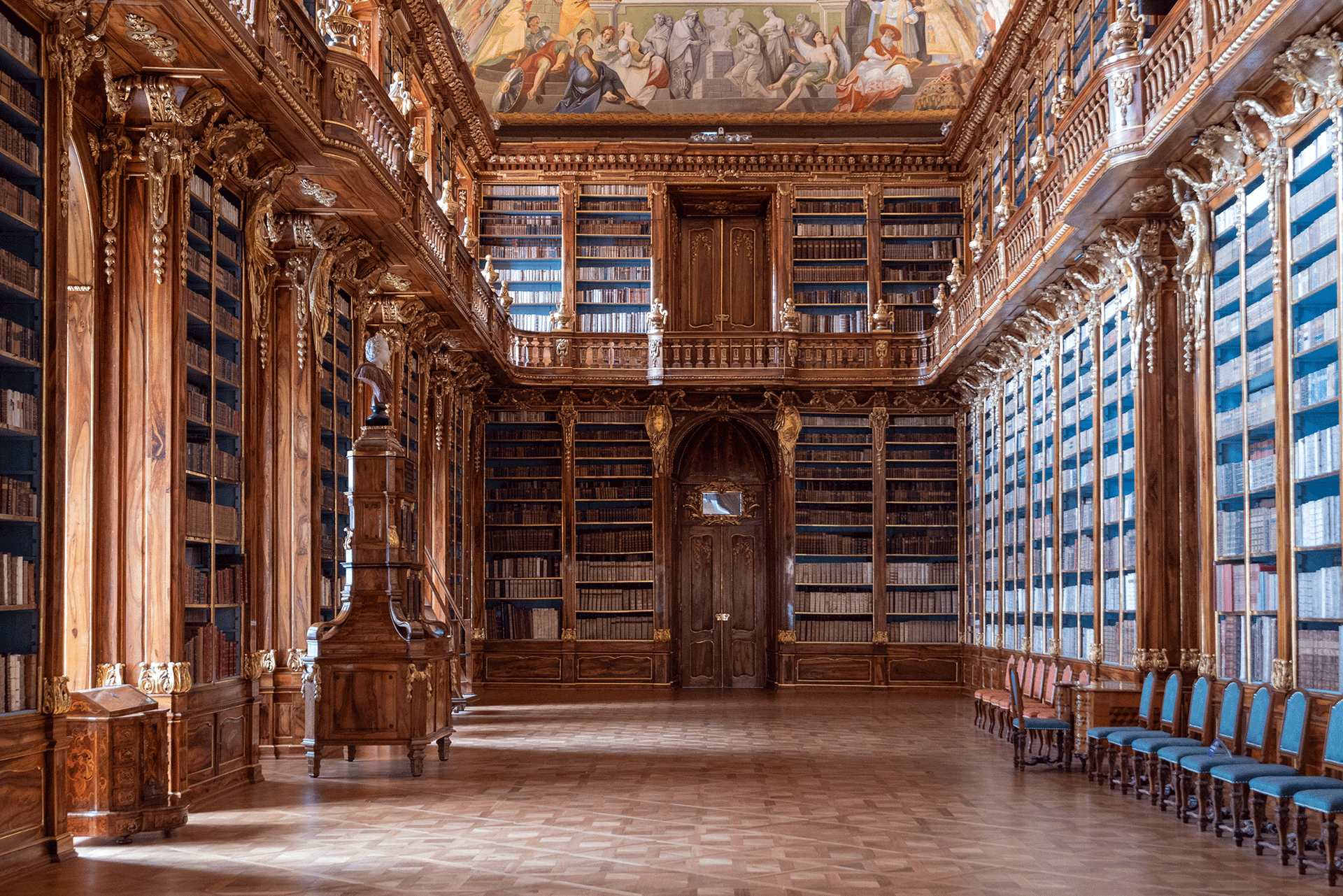 Zur Strahov-Bibliothek strahovskyklaster.cz