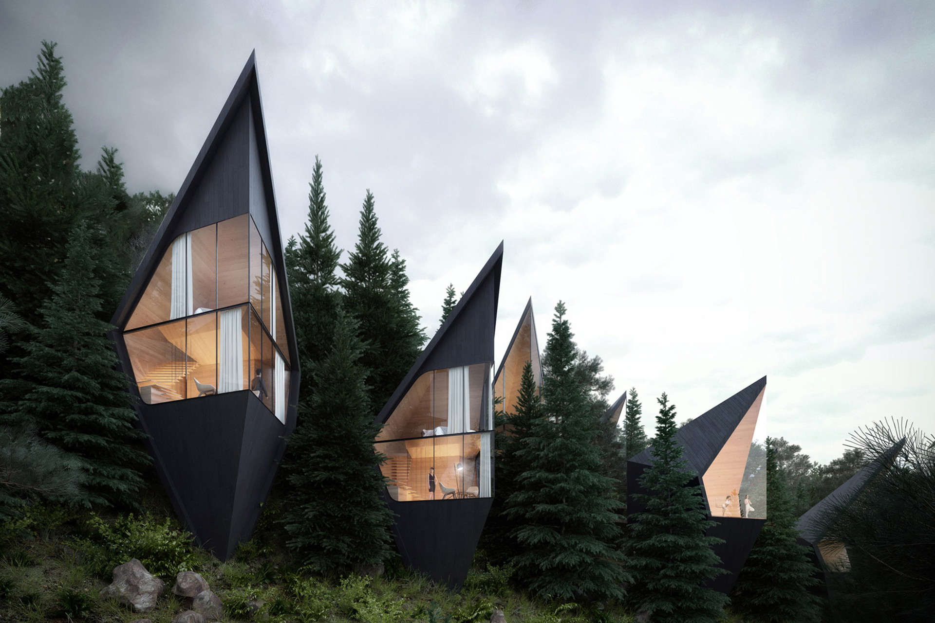 Hotel im Bergwald in den Dolomiten Norditaliens (in Planung)&nbsp;peterpichler.eu