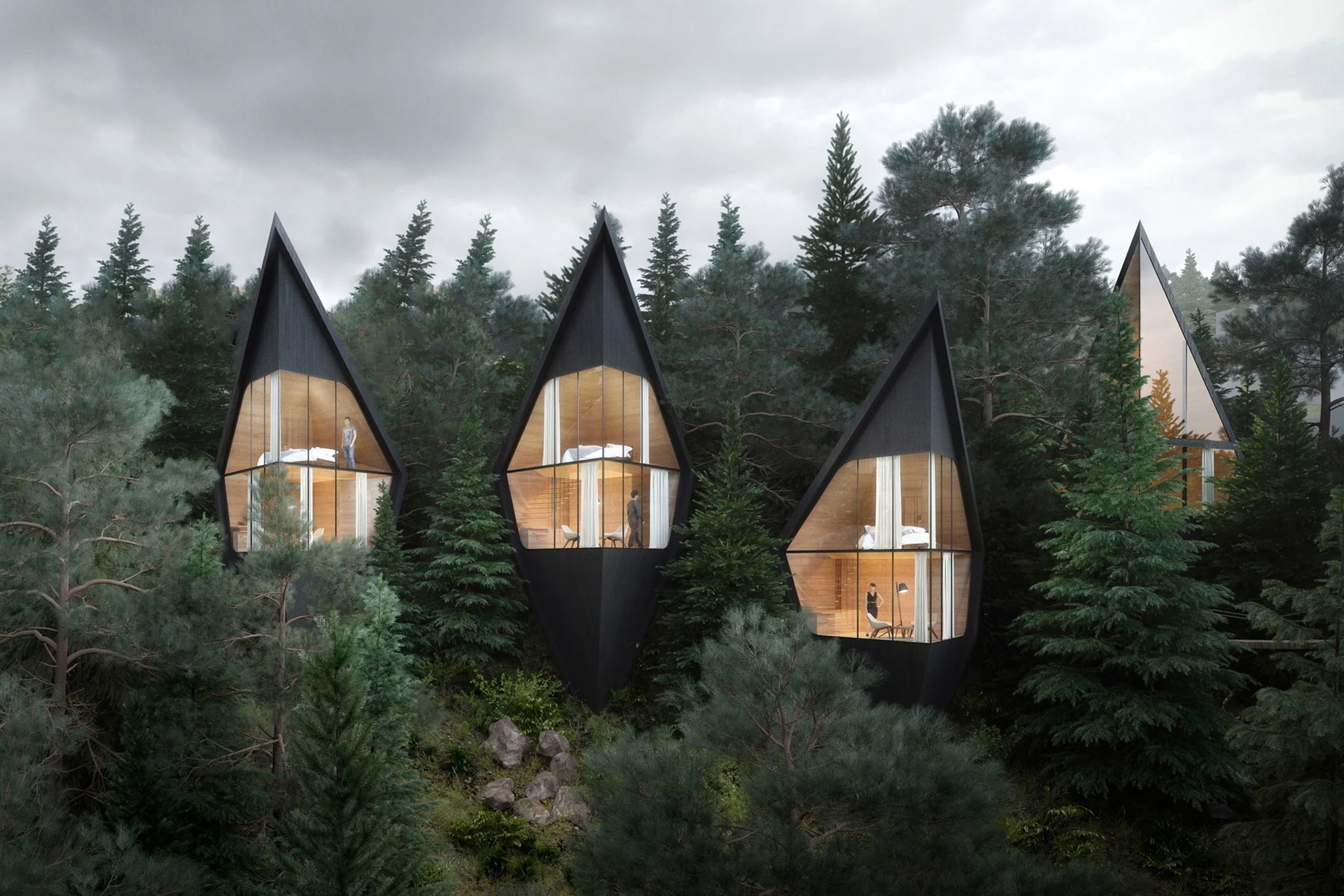 Hotel im Bergwald in den Dolomiten Norditaliens (in Planung)&nbsp;peterpichler.eu