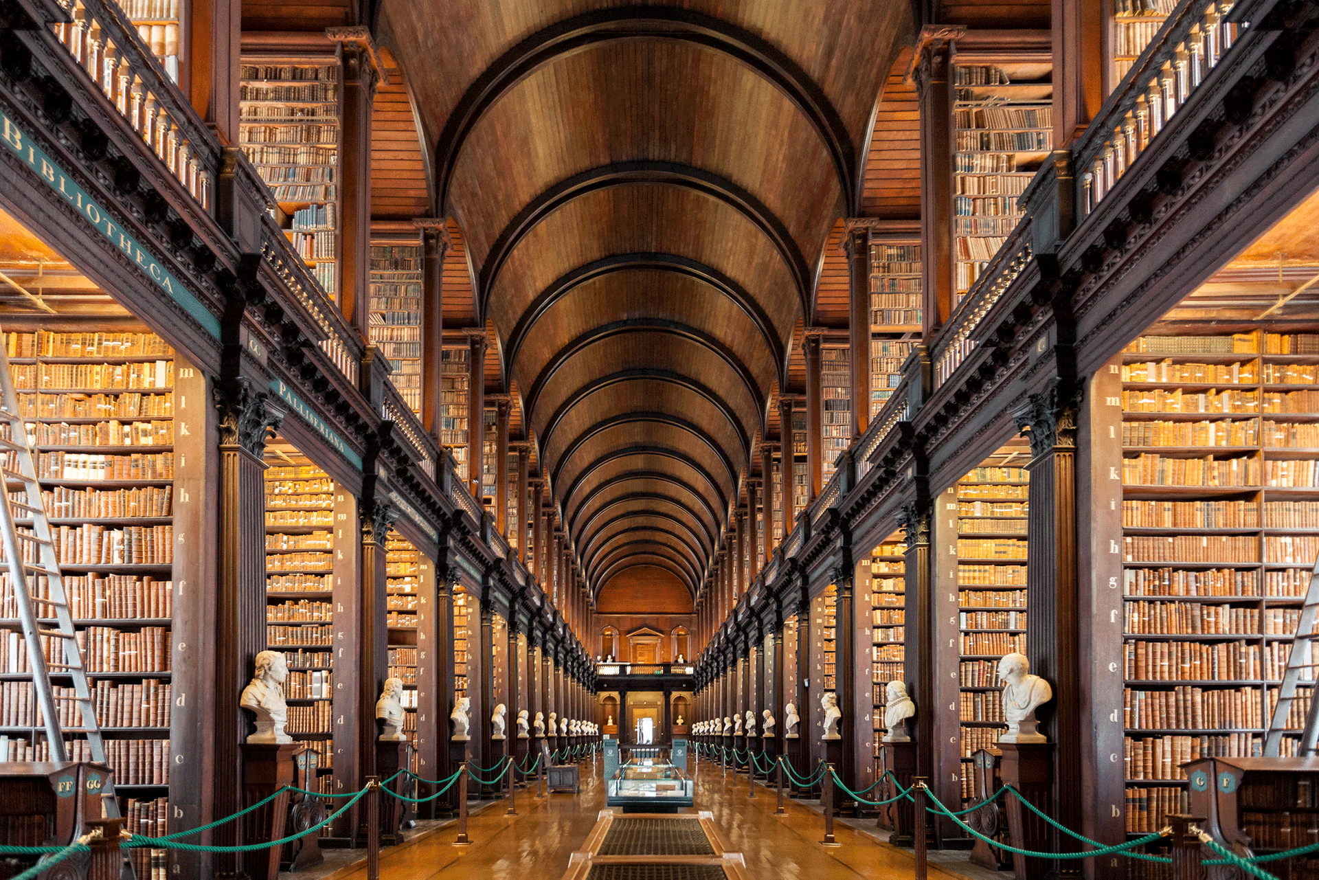 Zur Bibliothek des Trinity College&nbsp;tcd.ie