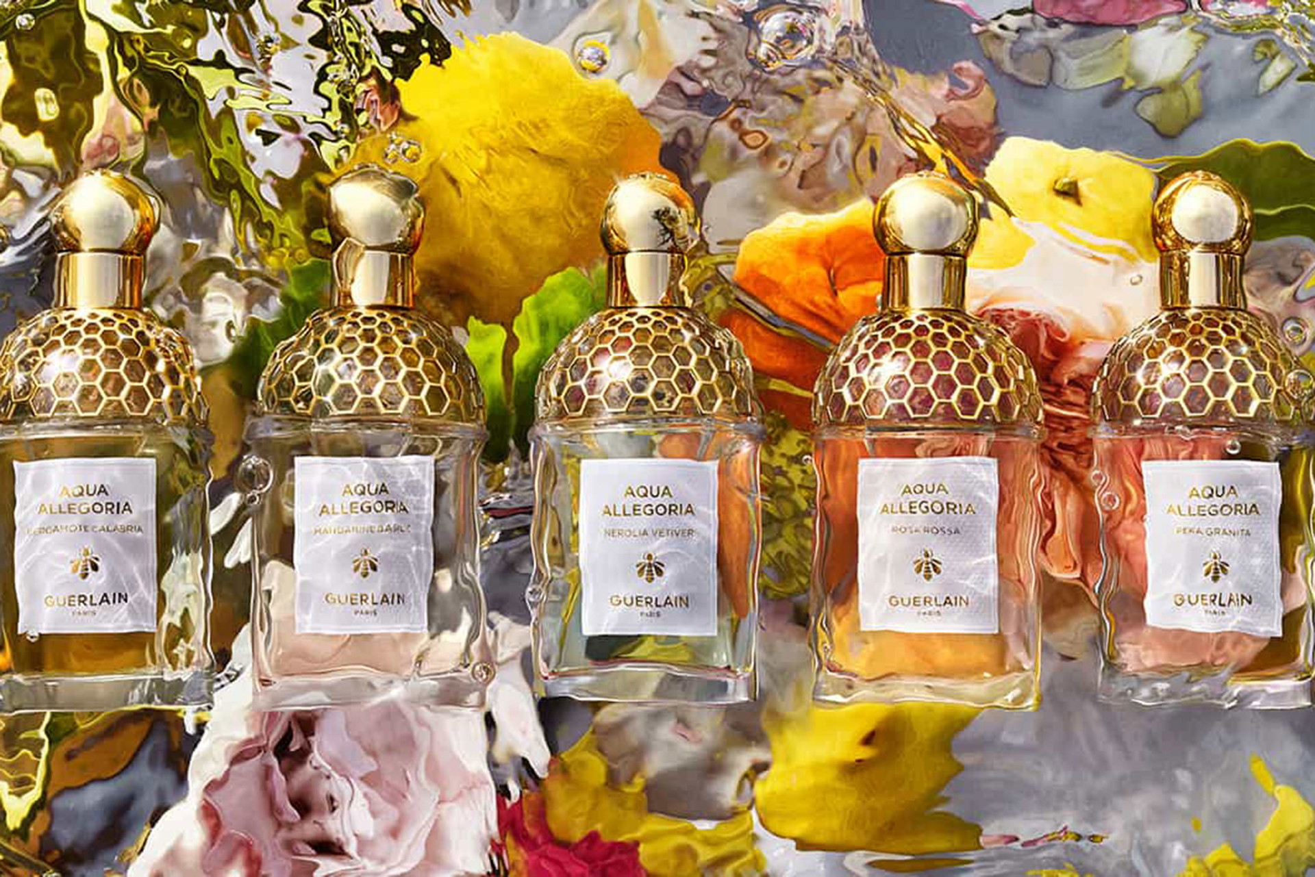 Die Aqua Allegoria Düfte stehen symbolisch für das Engagement von GUERLAIN für die Bewahrung des Planeten und sind zu bis zu 95% natürlichen Ursprungs.&nbsp;guerlain.com