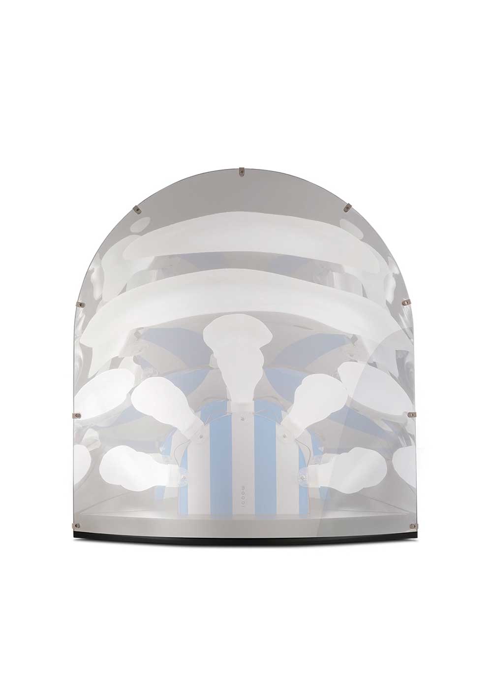 Fünf Glühbirnen, gemeinsam in einen Raum gesperrt, nennt Moooi »Space Table Lamp«. Einmal&nbsp;angeschaltet, verstehen wir, warum. moooi.com