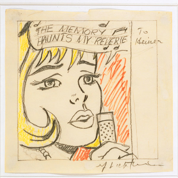 Roy Lichtenstein,&nbsp;The Memory Haunts my Reverie,&nbsp;ca.1965