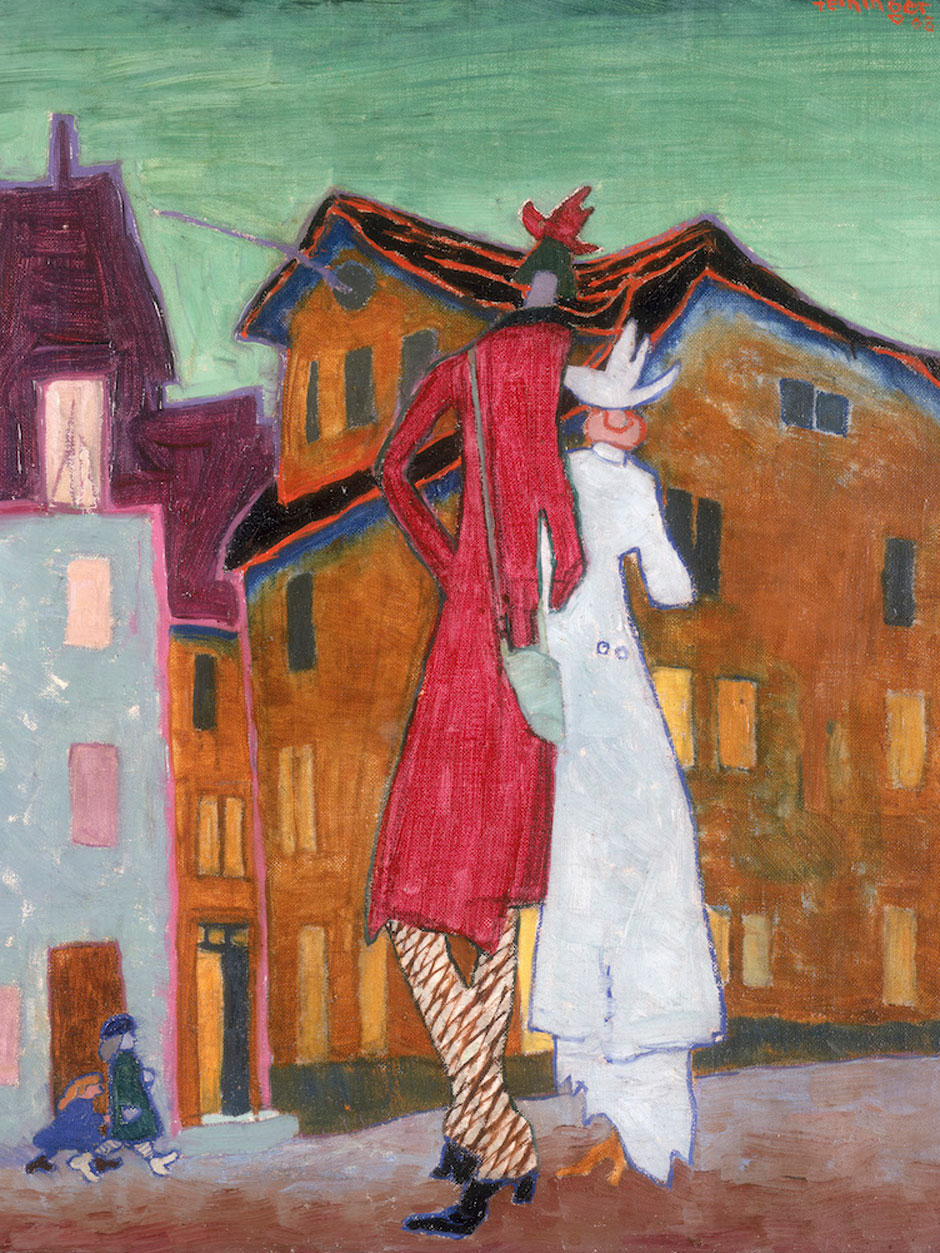Lyonel Feininger,&nbsp;Die Hochzeitsreise, 1908