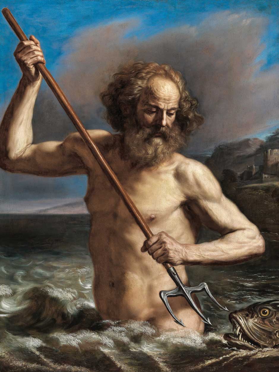 Giovanni Francesco Barbieri, Il Guercino (1591–1666)&nbsp;und Benedetto Gennari (1633–1715),&nbsp;Neptun,&nbsp;Öl auf Leinwand, 144,5 x 112,5 cm,&nbsp;Schätzwert € 200.000 – 300.000