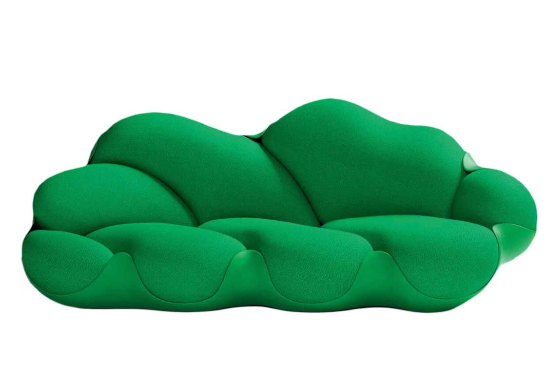 Bodentiefes Signature Piece Das Sofa »Bomboca« von Humberto und Fernando Campana aus der Kollektion »Objets Nomades« für Louis Vuitton ist ein echter Eyecatcher.&nbsp;louisvuitton.com