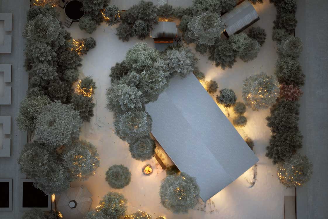 Wintercharme Romantisch, authentisch und überraschend soll »The Winter Village« daherkommen. Im Bild ein Modell, die Eröffnung ist noch heuer geplant.