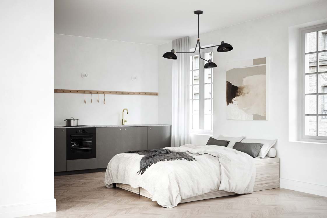 Dinner for six&nbsp;Tagsüber ein Esszimmertisch für sechs&nbsp;– nachts ein Bett für zwei. Das »Tablebed« ist eine radikale Tisch-Bett-Lösung aus Finnland.&nbsp;tablebed.com