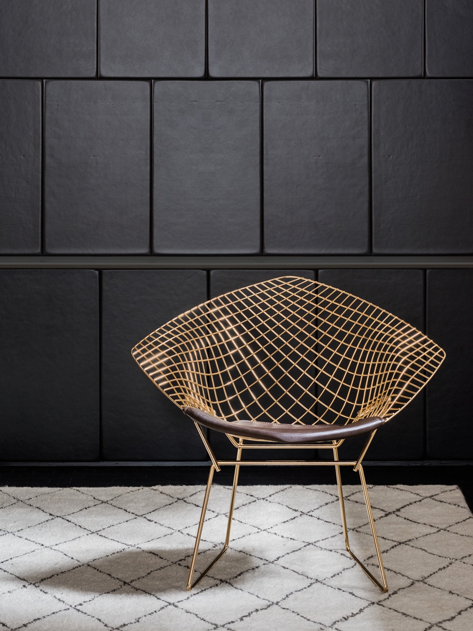 Skulptur aus Luft
Eine Design-Ikone: Der von Harry Bertoia 1950 entworfene »Diamond Chair« ist filigran, leicht und bequem.&nbsp;knoll.com