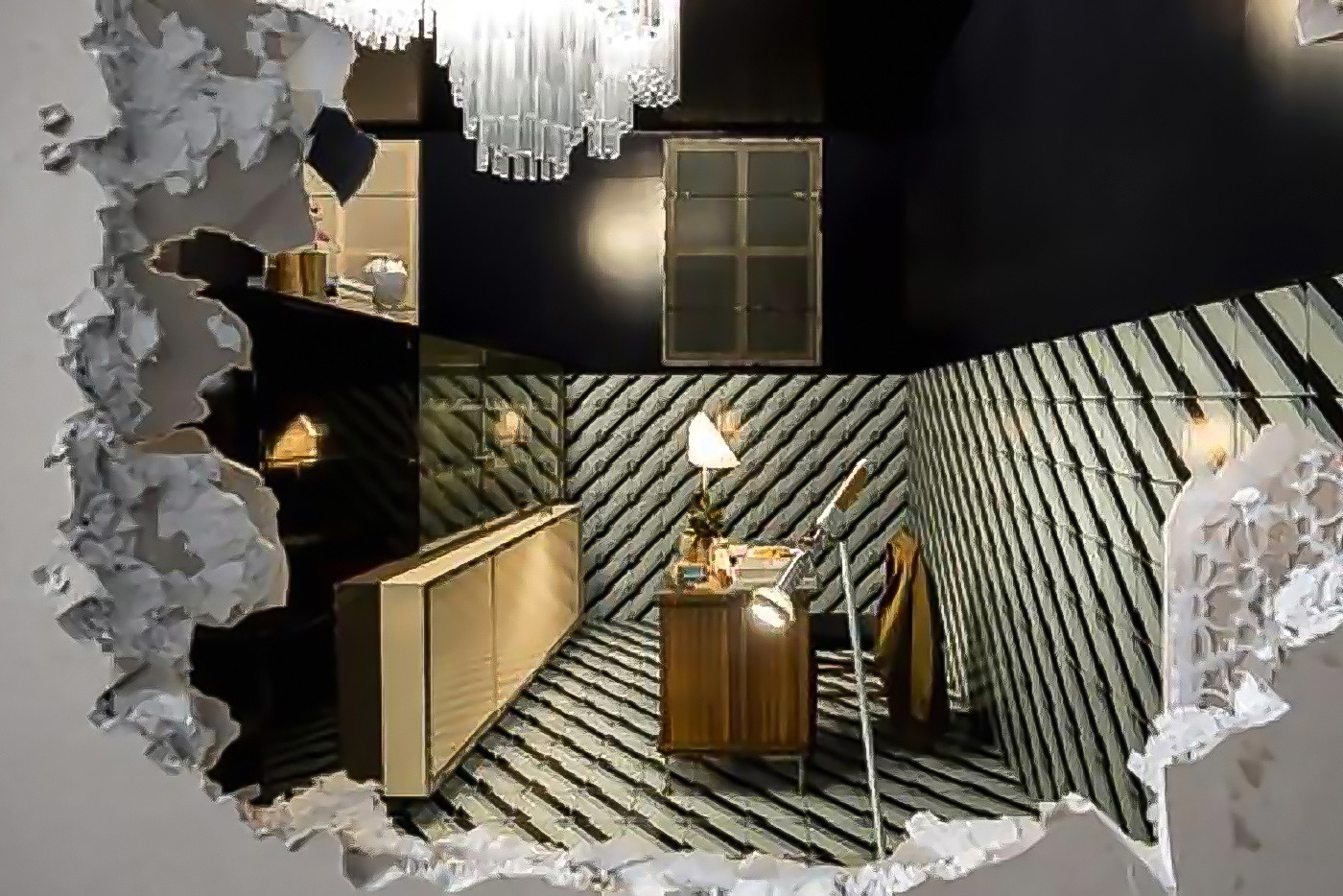 Dimorestudio zelebrierte sein ­20-jähriges Bestehen mit zwei gegensätzlichen Installationen: »Silence« in der neuen Zentrale von ­Dimorecentrale, einem kühnen, imposanten Raum, und »No Sense« in der historischen ­Wohnung in der Via Solferino. Das Studio definiert »No Sense« als eine Rückkehr zu den Wurzeln von ­Dimorestudio, Dimoregallery und&nbsp;Dimoremilano. dimoremilano.com