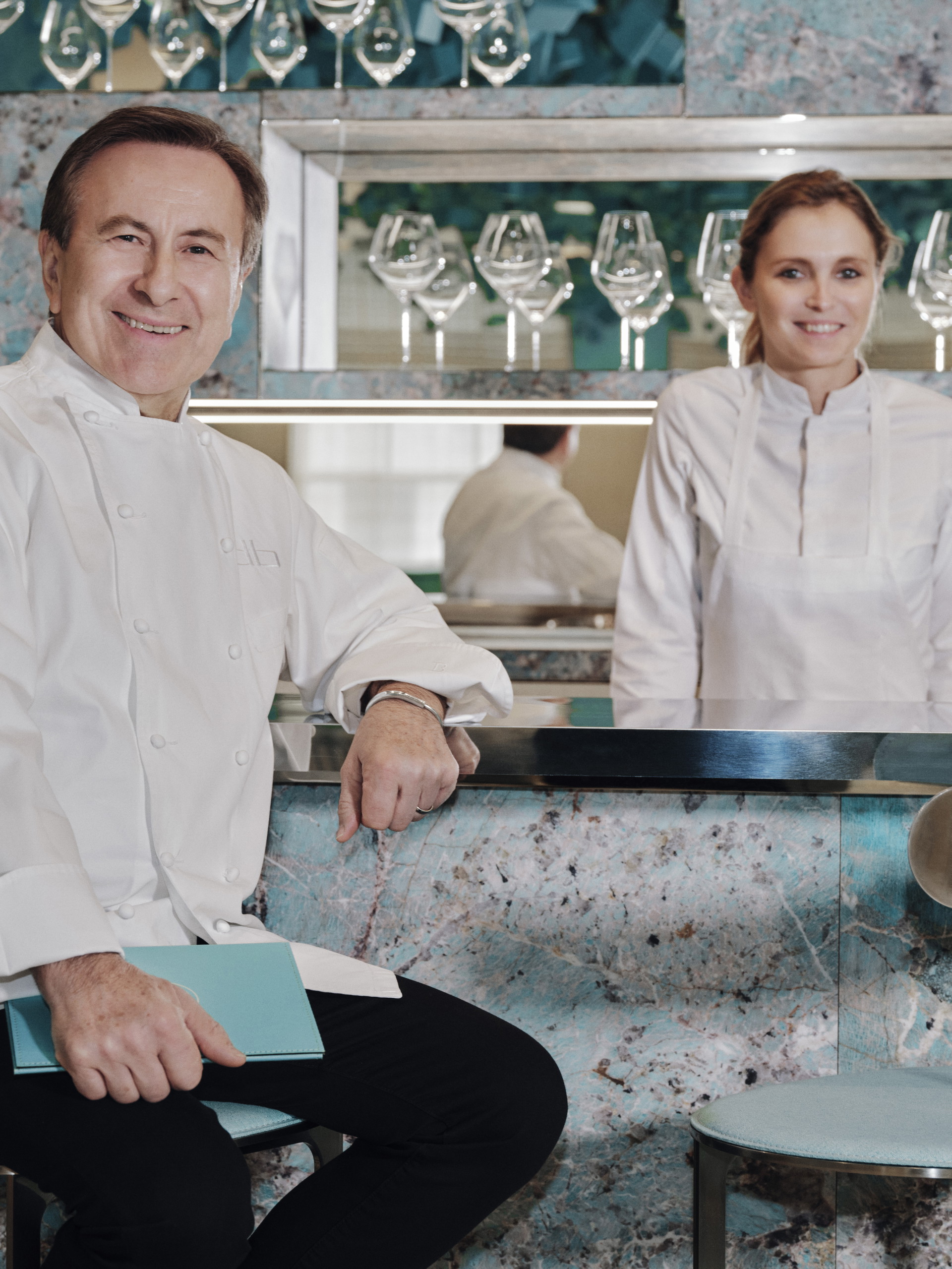 Daniel Boulud and Raphaelle Bergeon