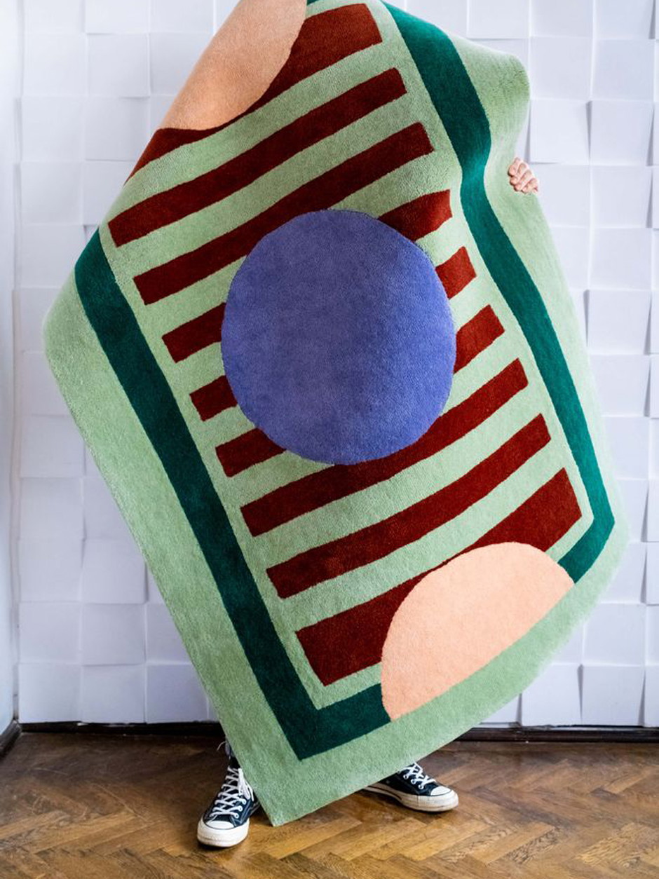 Colorblocking&nbsp;Bei den Teppichen der Marke »Colortherapis« ist der Name Programm.