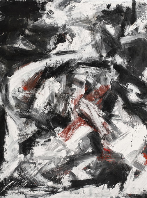 Emilio Vedova (Venedig 1919–2006) Per la Spagna, no 10, 1962, auf der Rückseite signiert, betitelt und datiert, Öl auf Leinwand, 145 x 145 cm, Auktion 29. November 2023, Schätzwert € 240.000–360.000