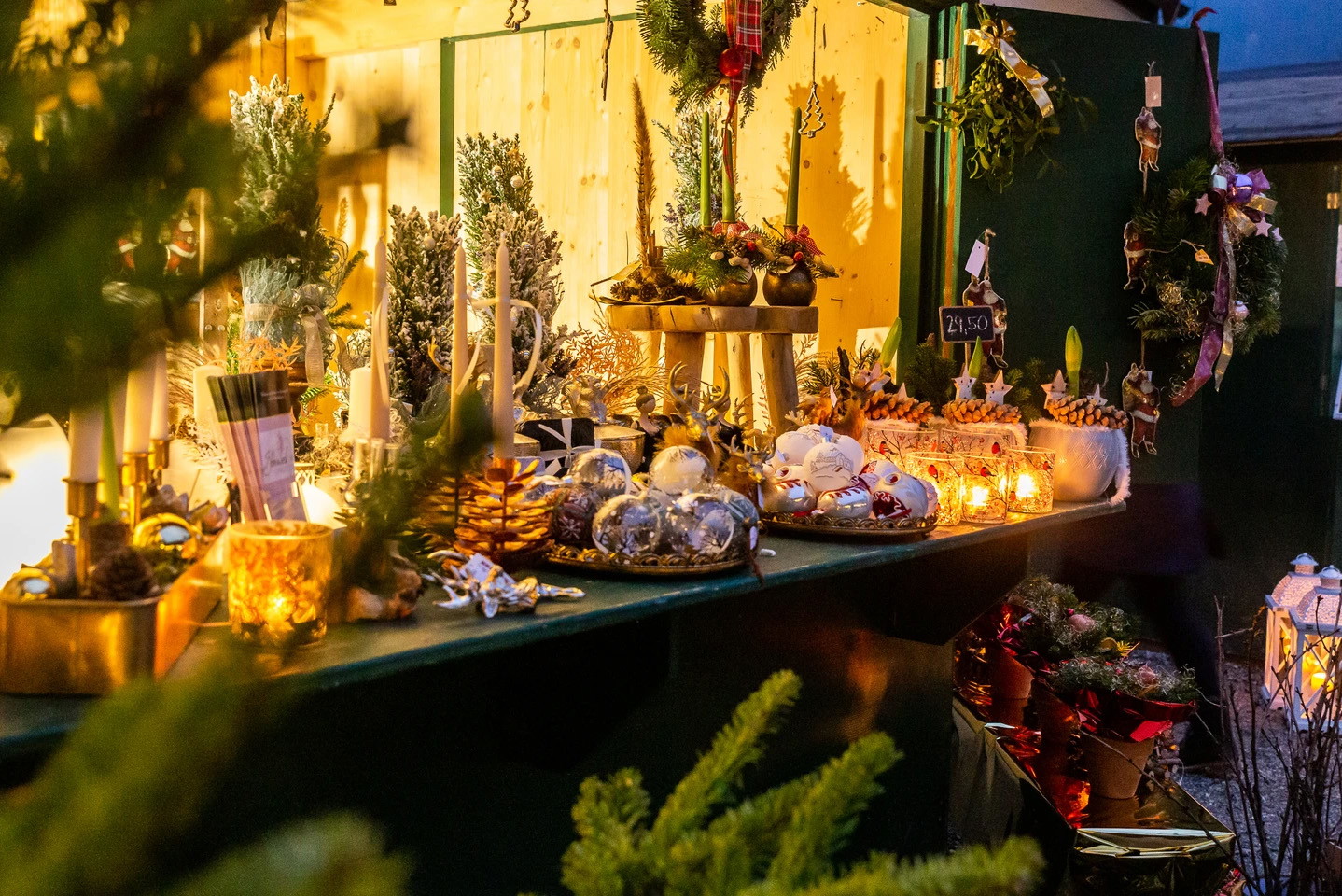Einer der Stände auf dem Bauernadvent Glanegg.