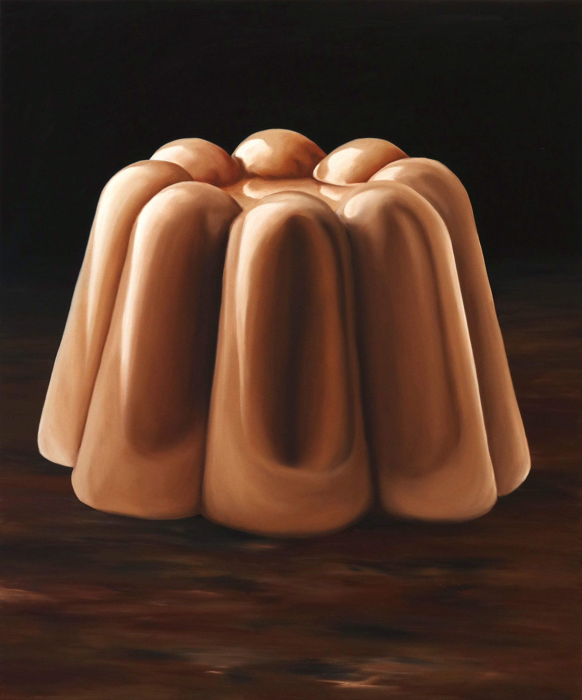 Albrecht/Wilke, »Großer Pudding«, Öl auf Leinwand.
