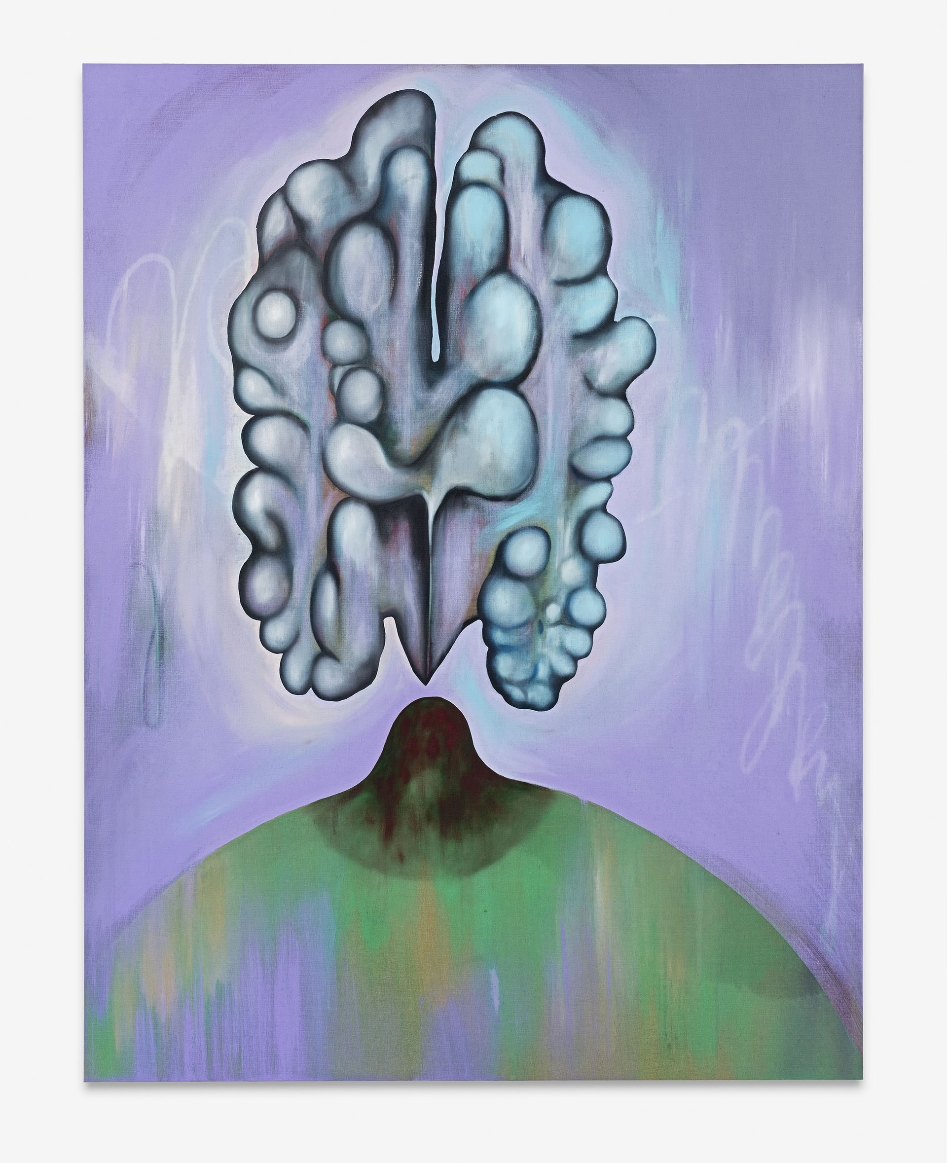 Jagoda Bednarsky »Shadowland-Omega3«, Öl und Acryl auf Leinwand.