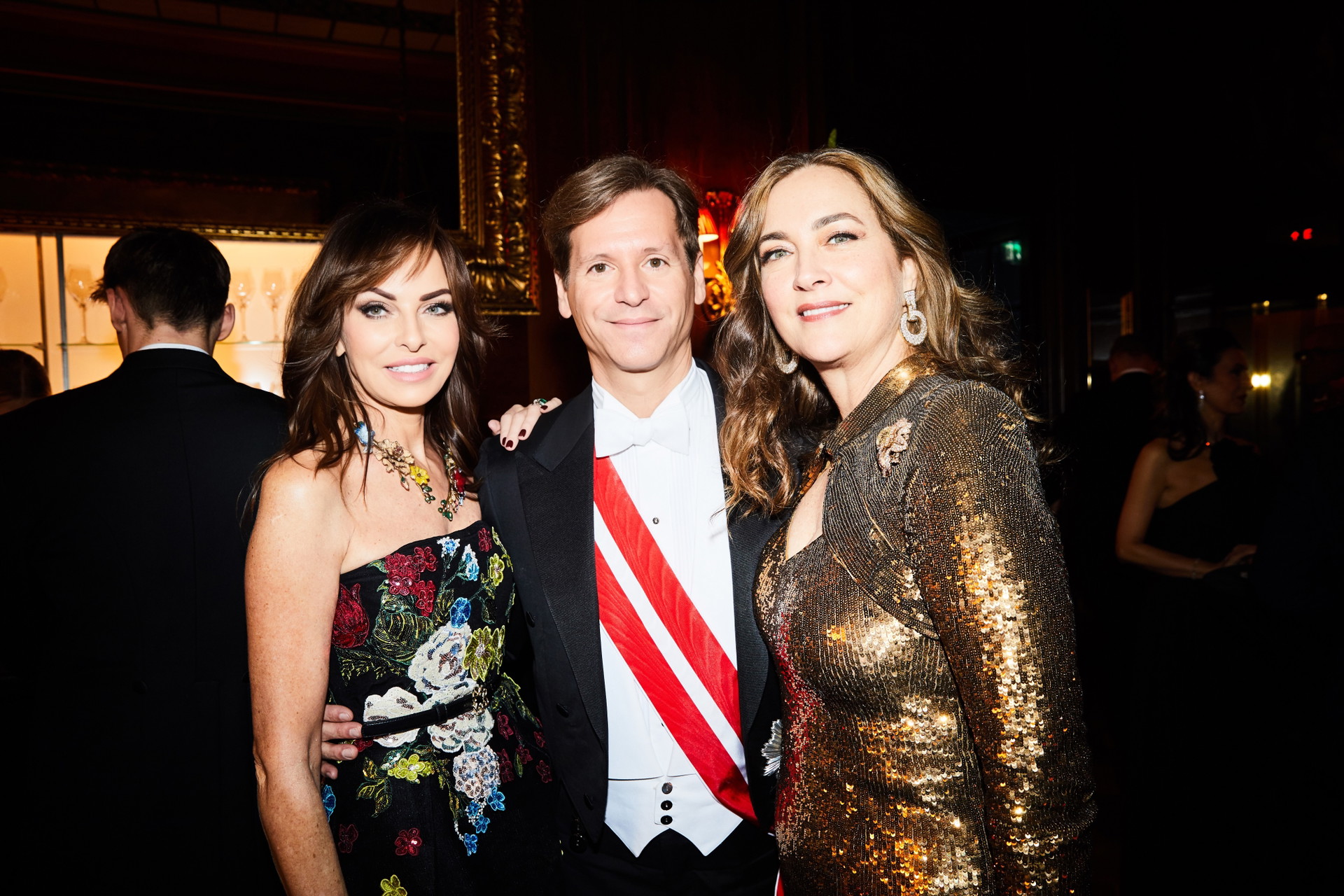 von links nach rechts: Angelika Rosam, Trevor Traina, Alexis Traina