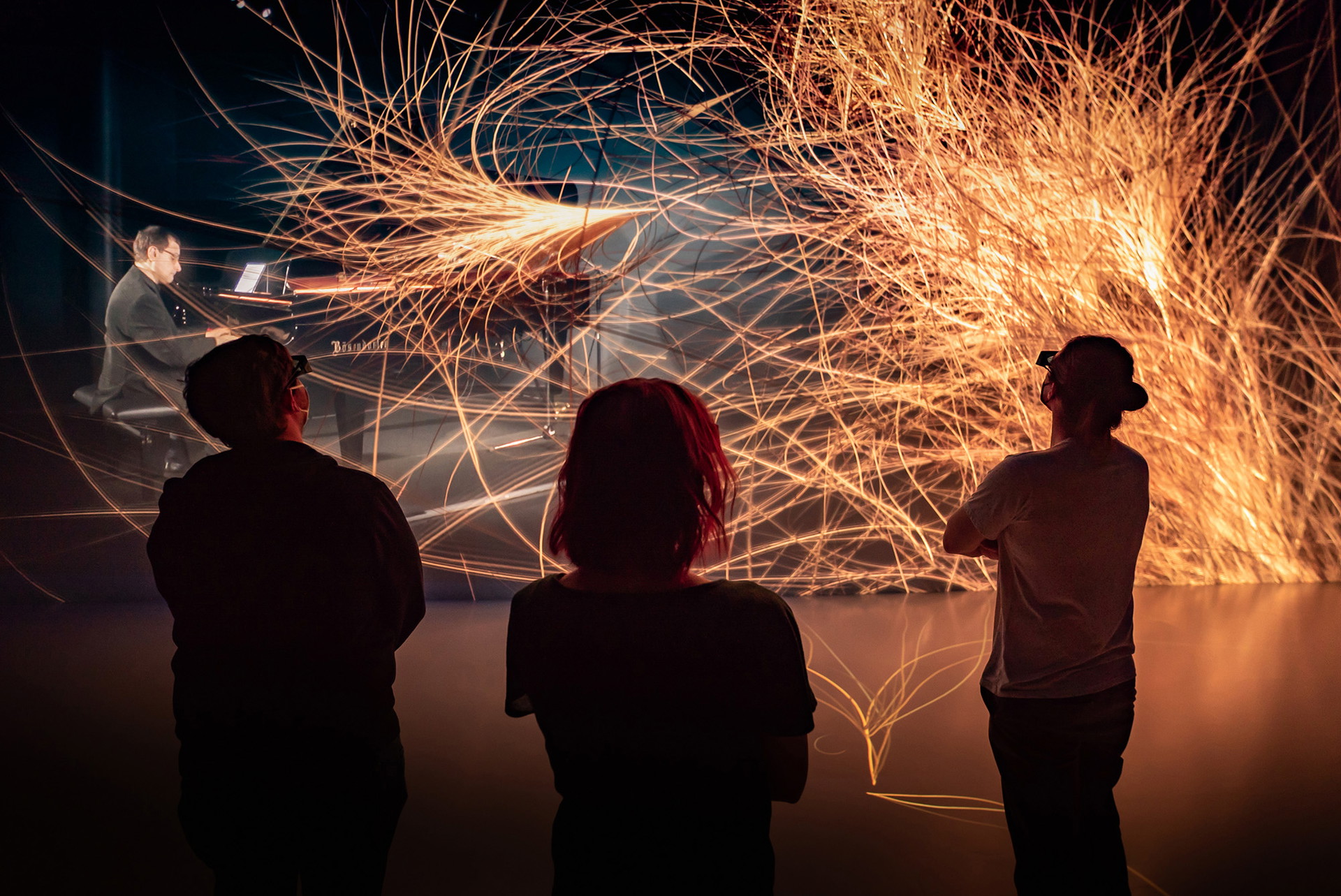 Im Ars Electronica Center können die Besucher mit »Being Anton« in die Welt des berühmten Komponisten eintauchen.