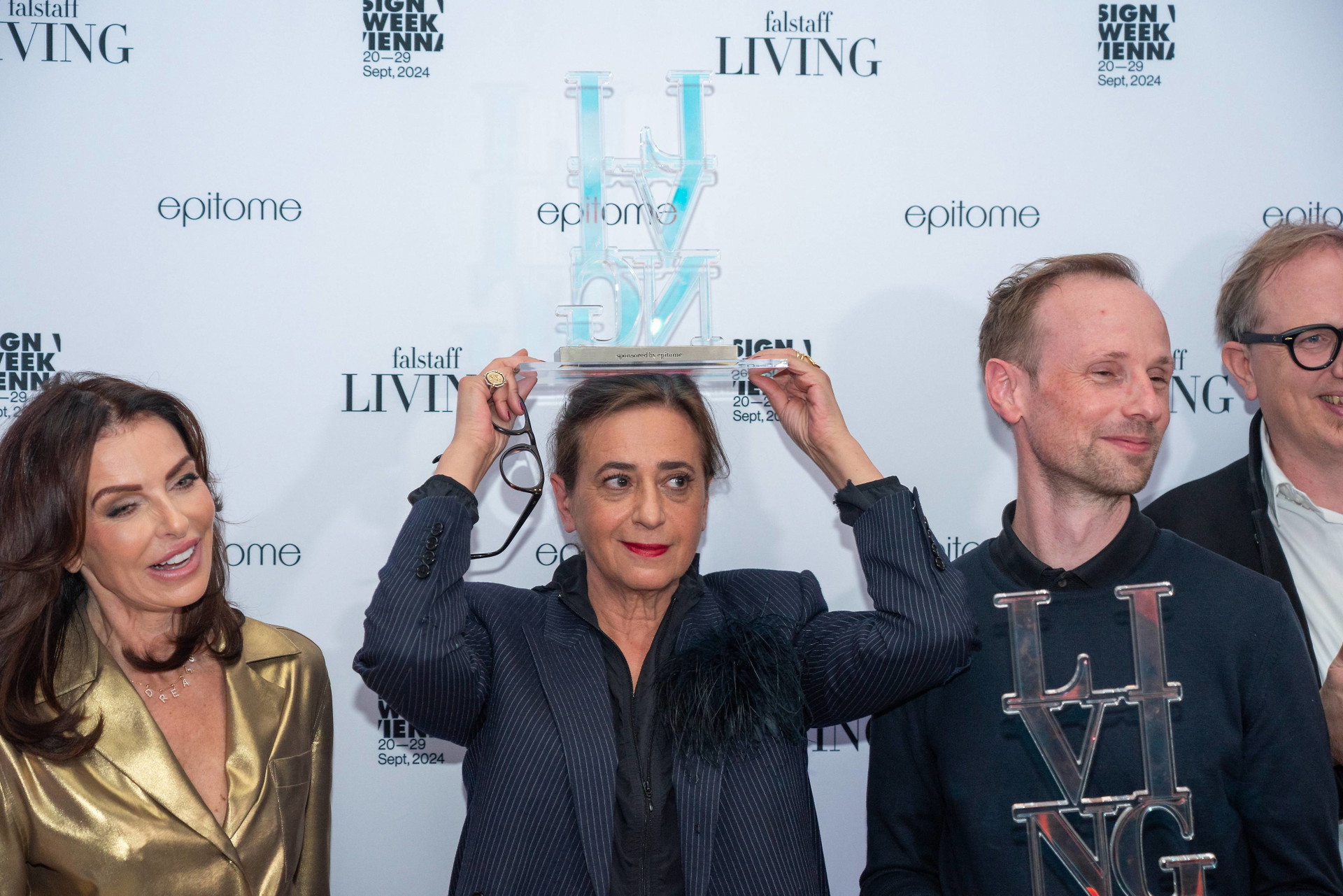 vlnr: Angelika Rosam, India Mahdavi, Robert Rüf, Heinz Glatzl