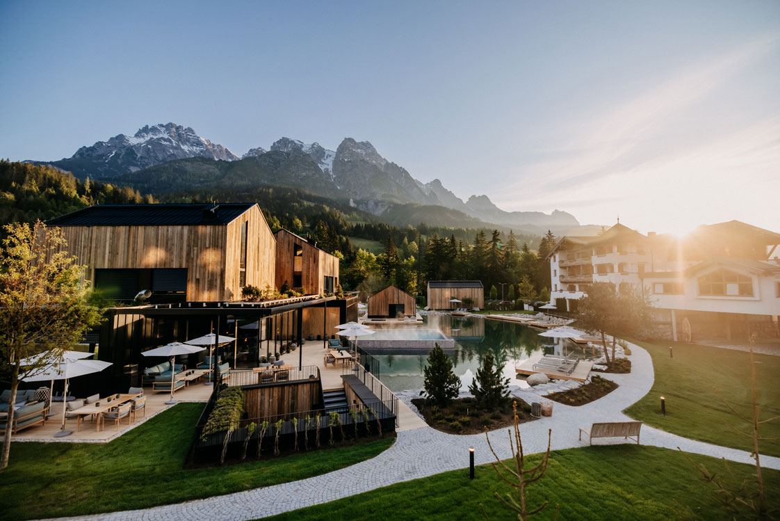 »Naturhotel Forsthofgut« in Leogang setzt ebenfalls auf Geberit. 