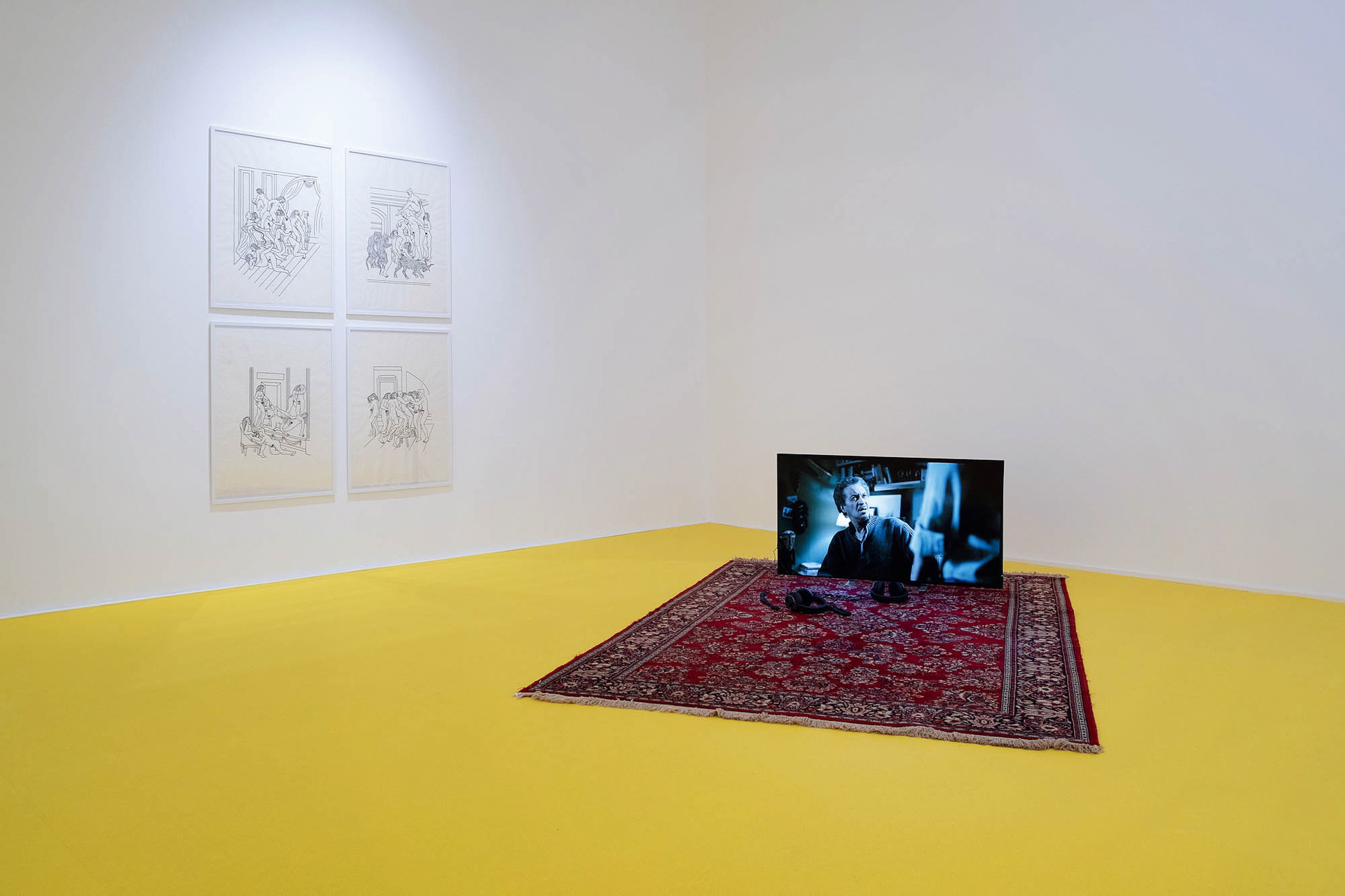 Multimedial
Gruppenausstellung »My Last Will« im 
Casino Luxembourg. © Jessica Theis