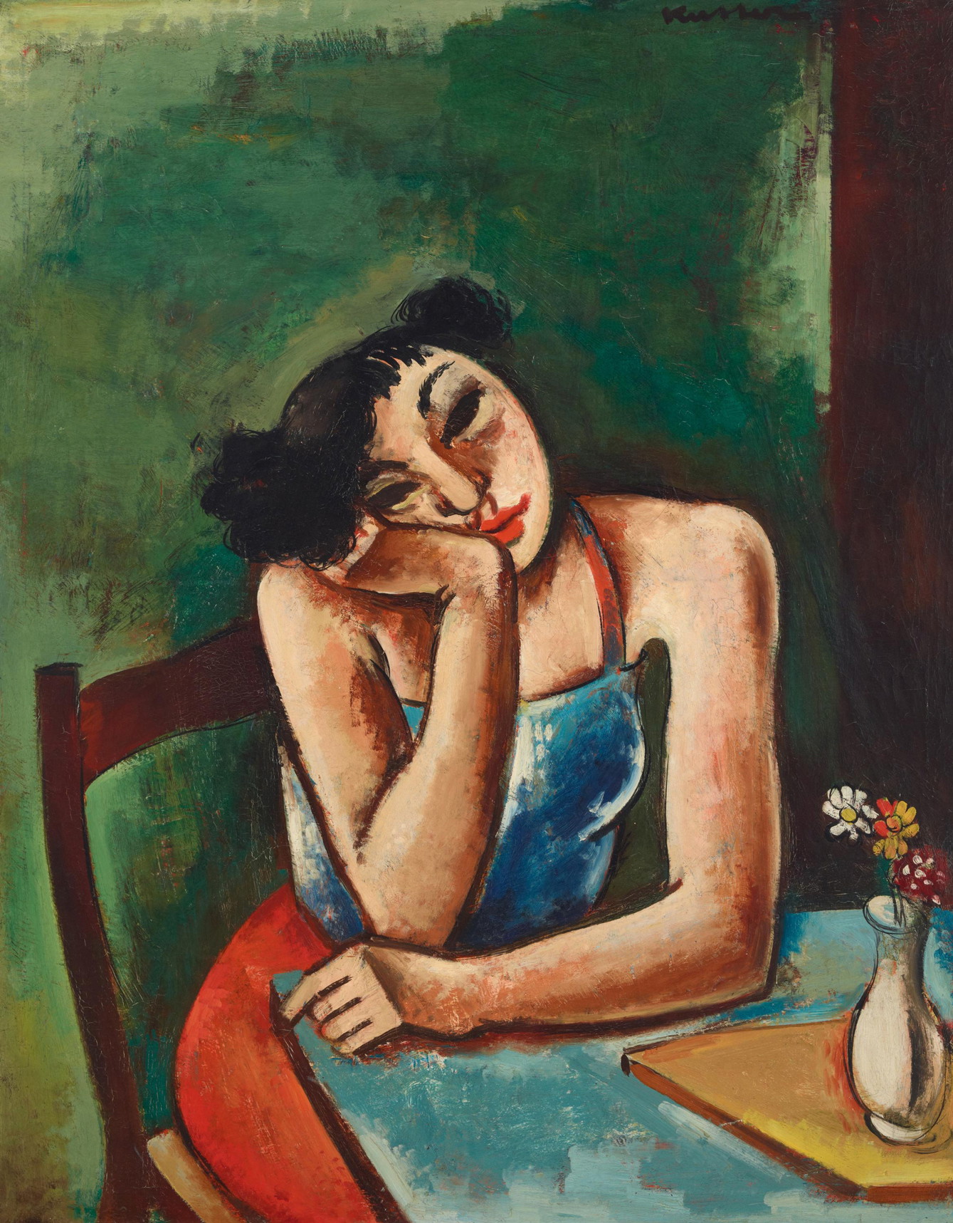 Klassisches Motiv
»Femme accoudée« von Joseph Kutter im Nationalmusée um Fëschmaart. © Nationalmusée um Fëschmaart