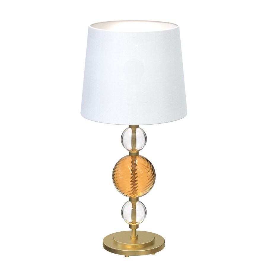 Handwerkskunst: Die Tischlampe »Salieri« besticht durch ihr raffiniertes Äußeres und wurde nach alter Tradition von Glasbläser-meister:innen hergestellt. piumati.com