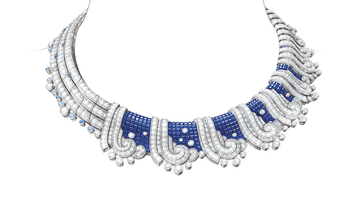 Geheimnis mit Stil: Das 1933 patentierte  »Mystery Set« kommt 
noch heute zum Einsatz, etwa in der  neuen Haute-Joaillerie-Kollektion.