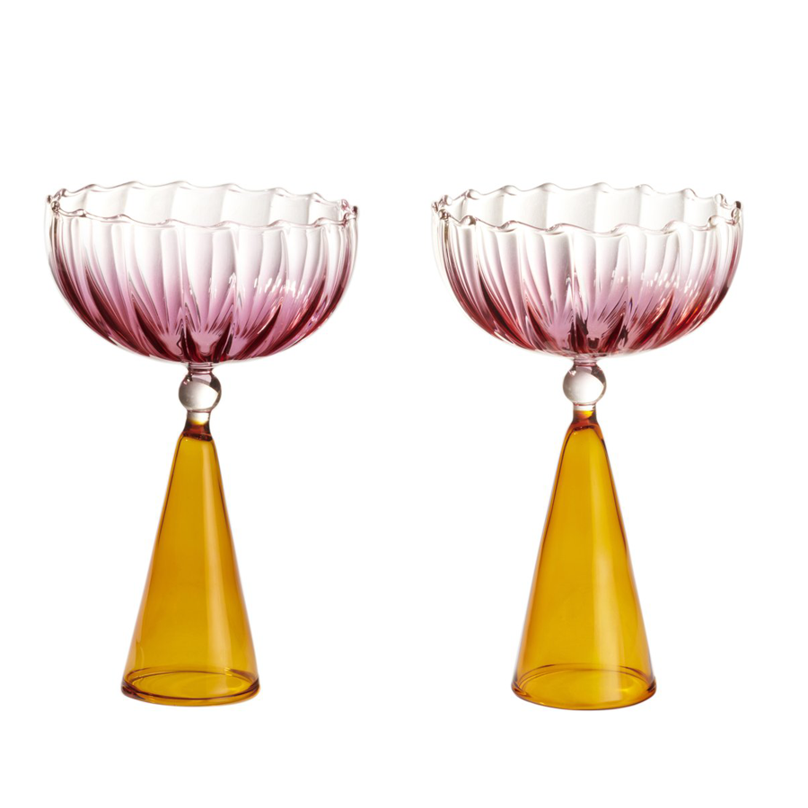 Champagnergläser Calypso von Serena Confalonieri